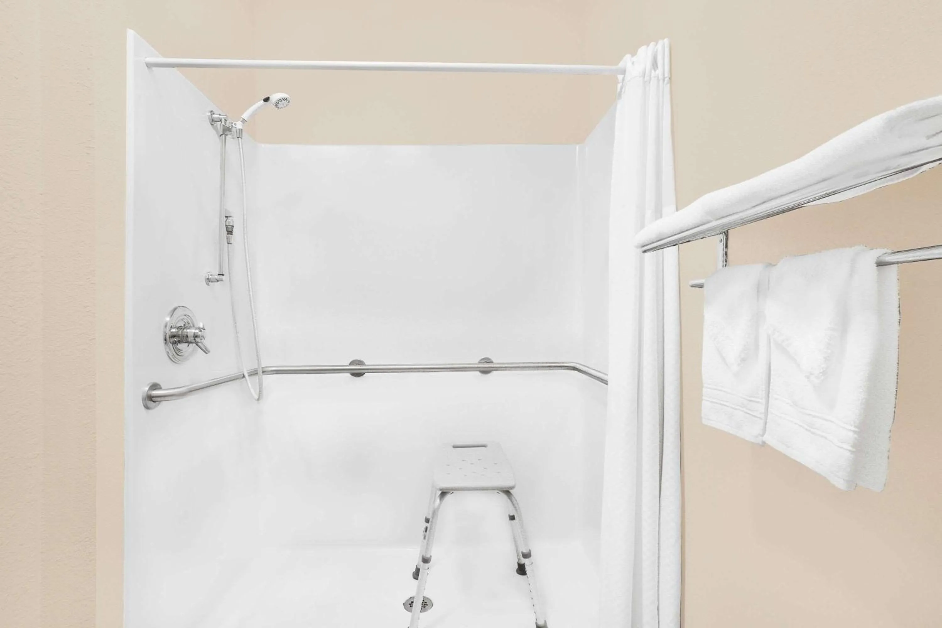 Shower in Super 8 by Wyndham Central City