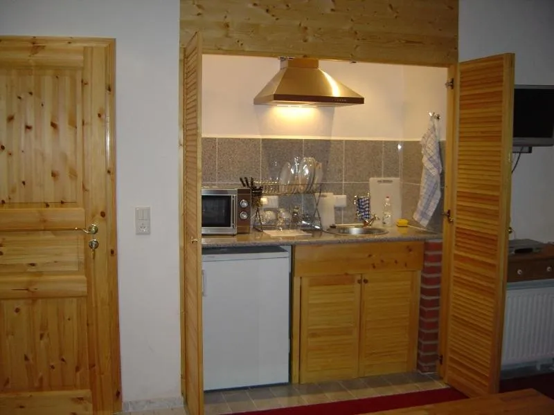 Kitchen or kitchenette in Hotel-Park-Residenz