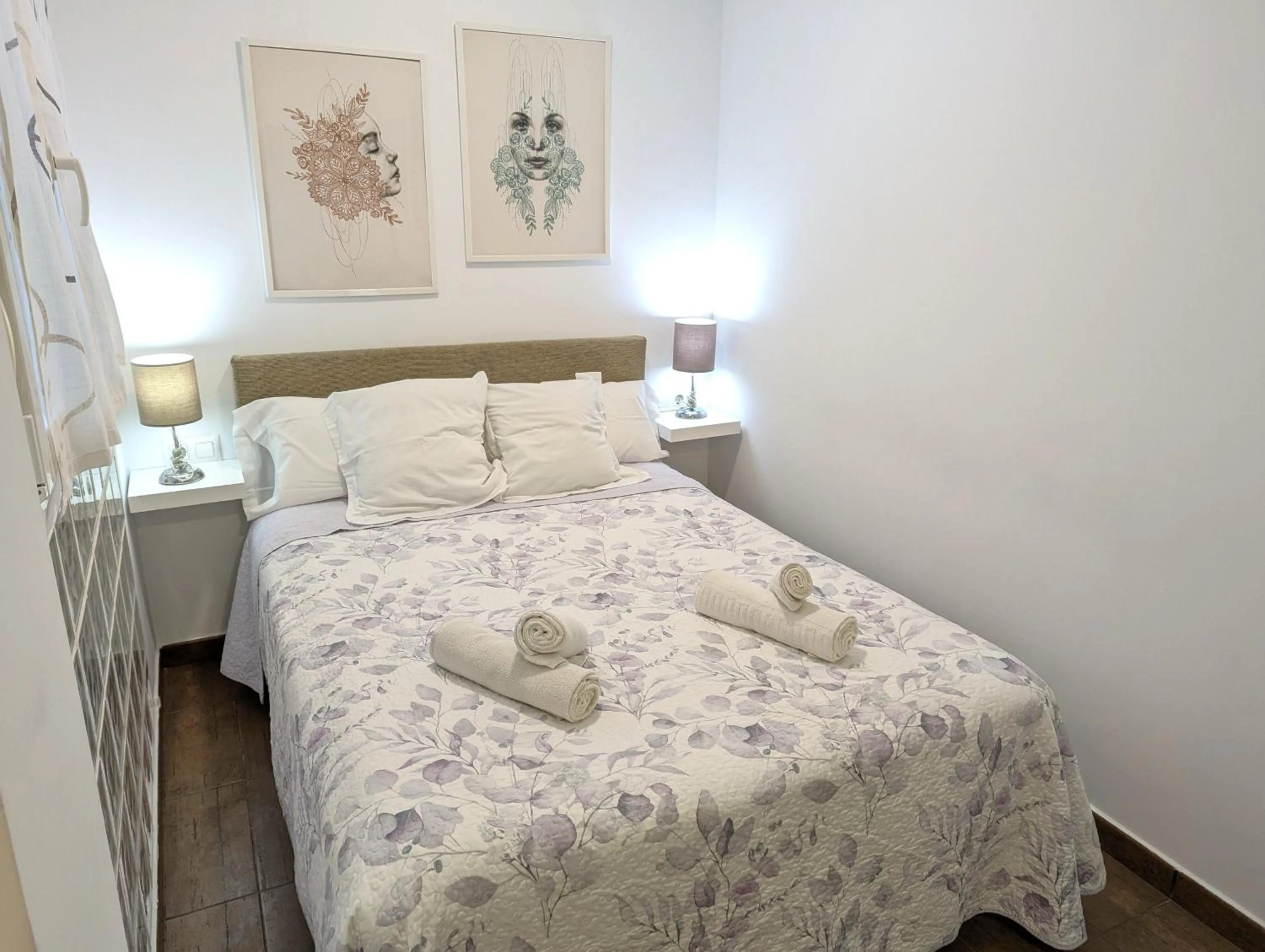 Bed in Estudios en la playa