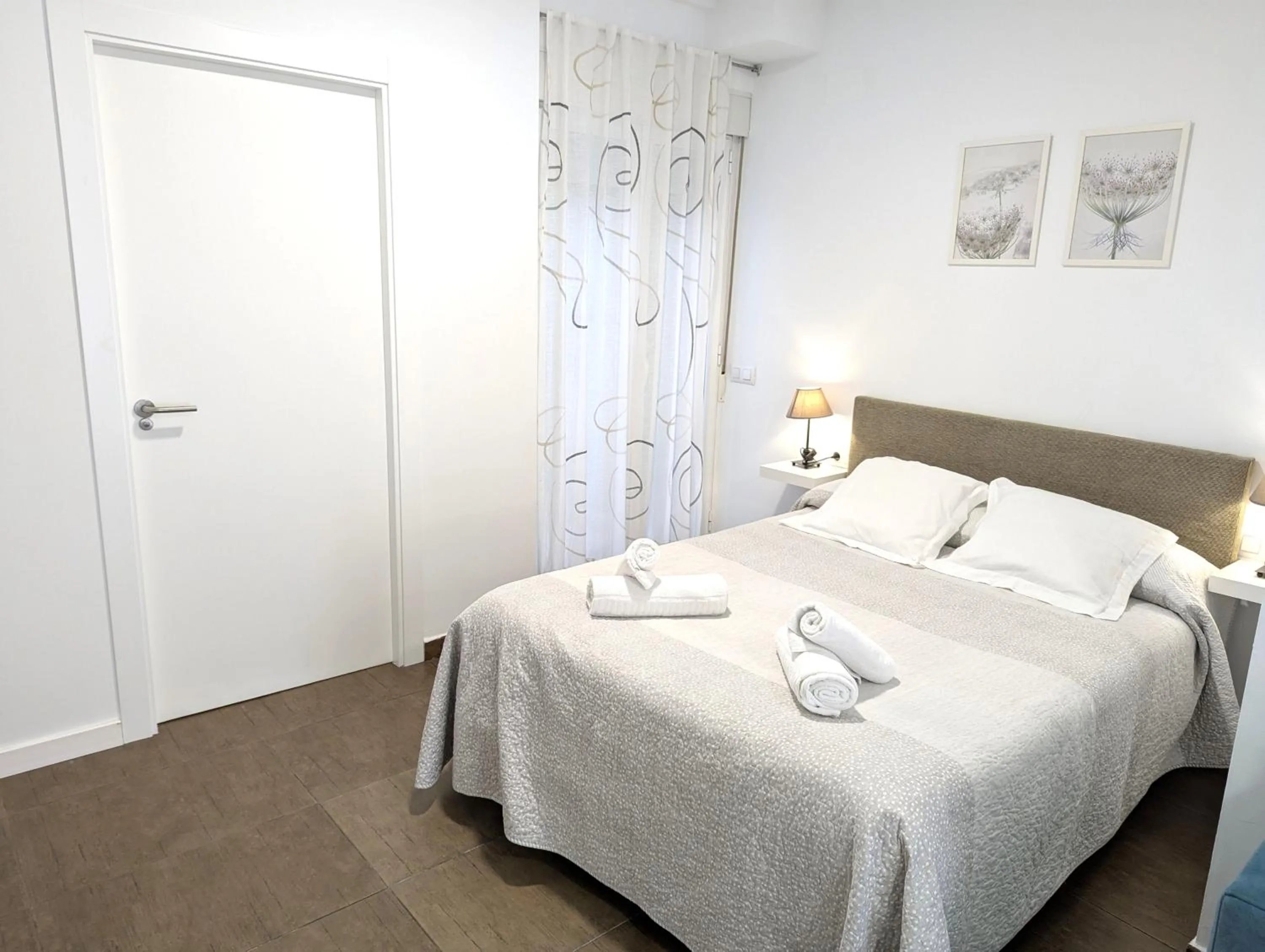 Bed in Estudios en la playa