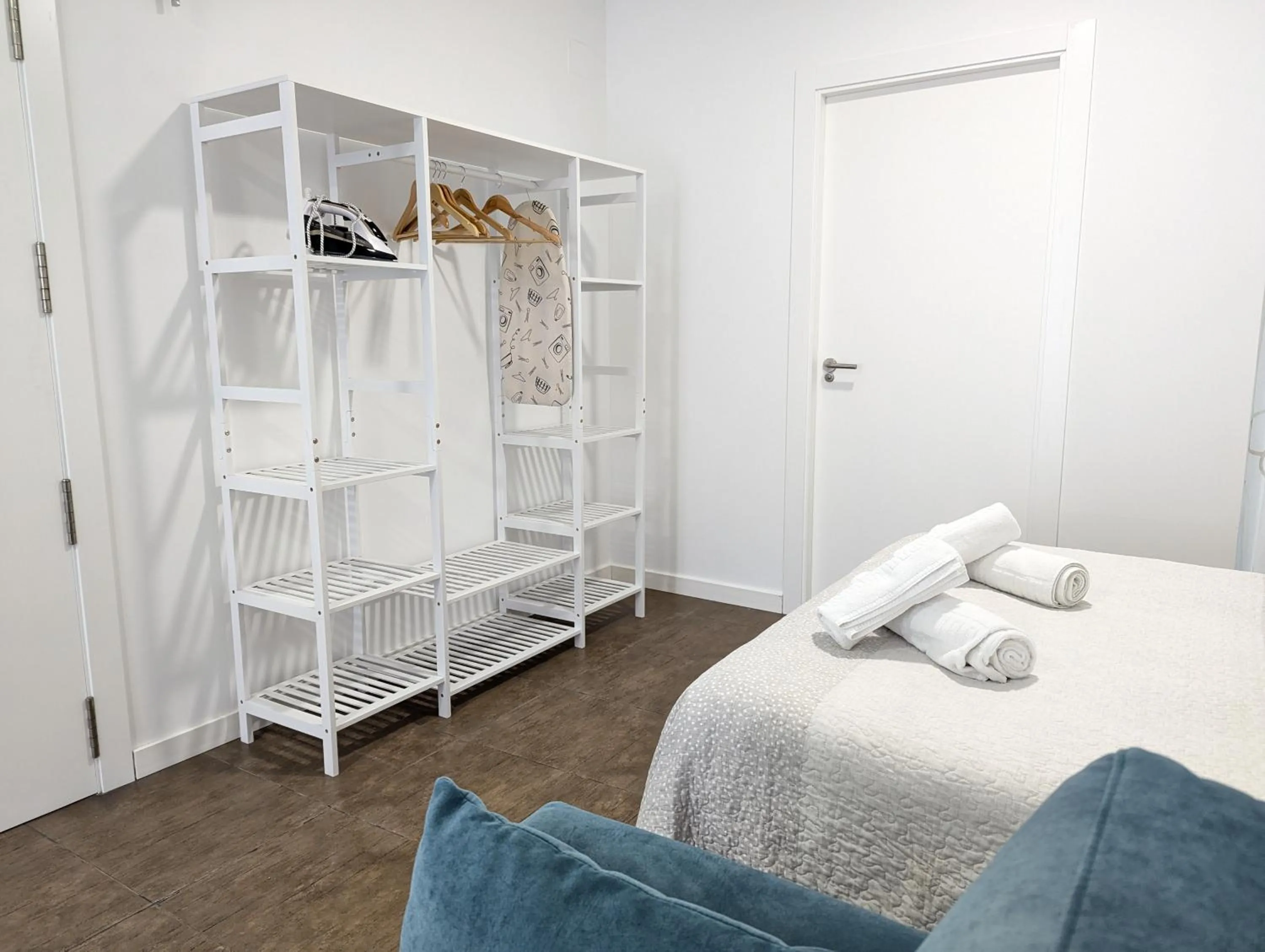 Bed in Estudios en la playa
