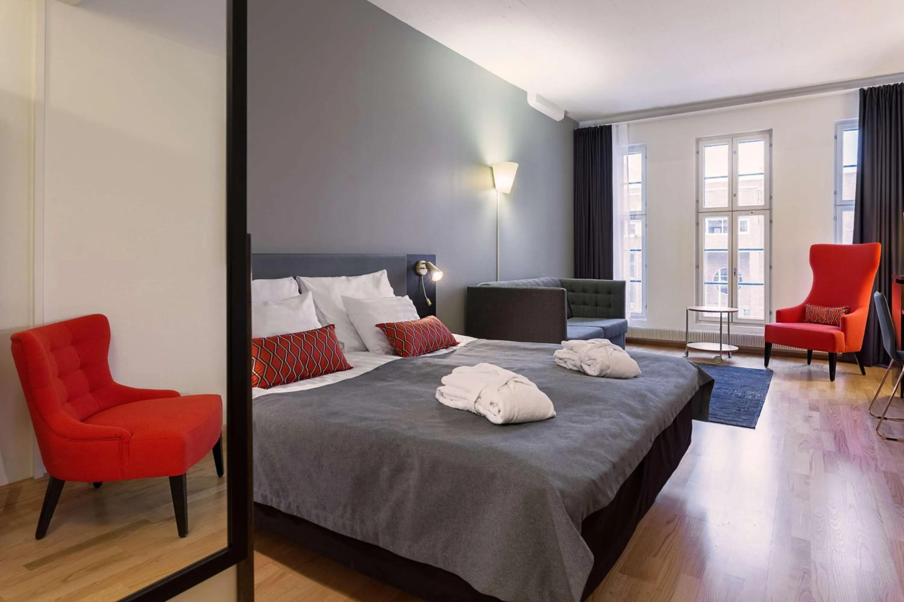 Bedroom, Bed in Scandic Grand Marina