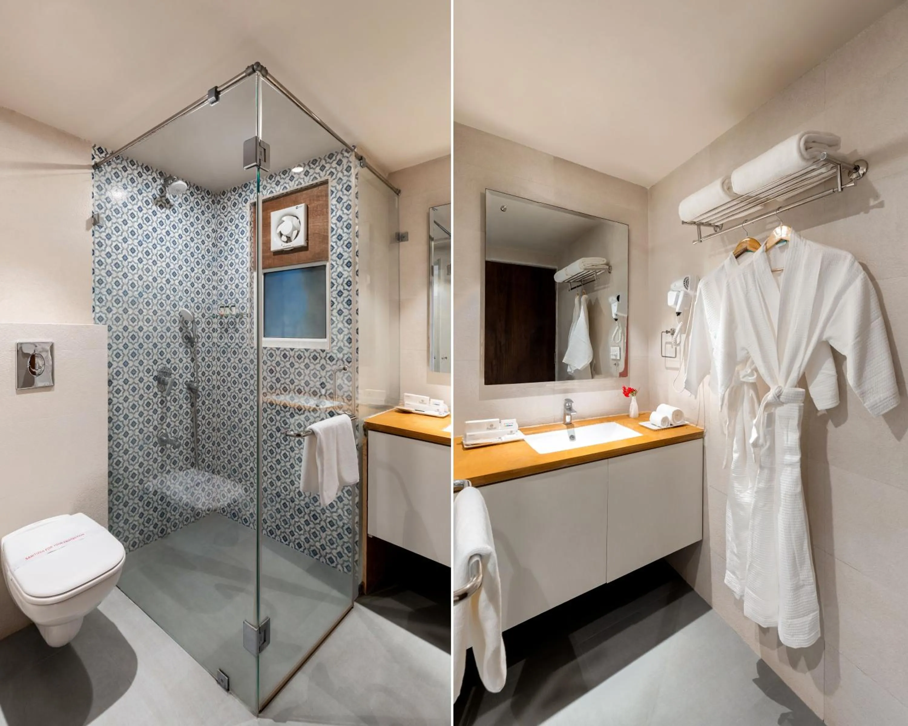 Bathroom in The Ramvilas - A Rooftop Pichola Lake View Hotel