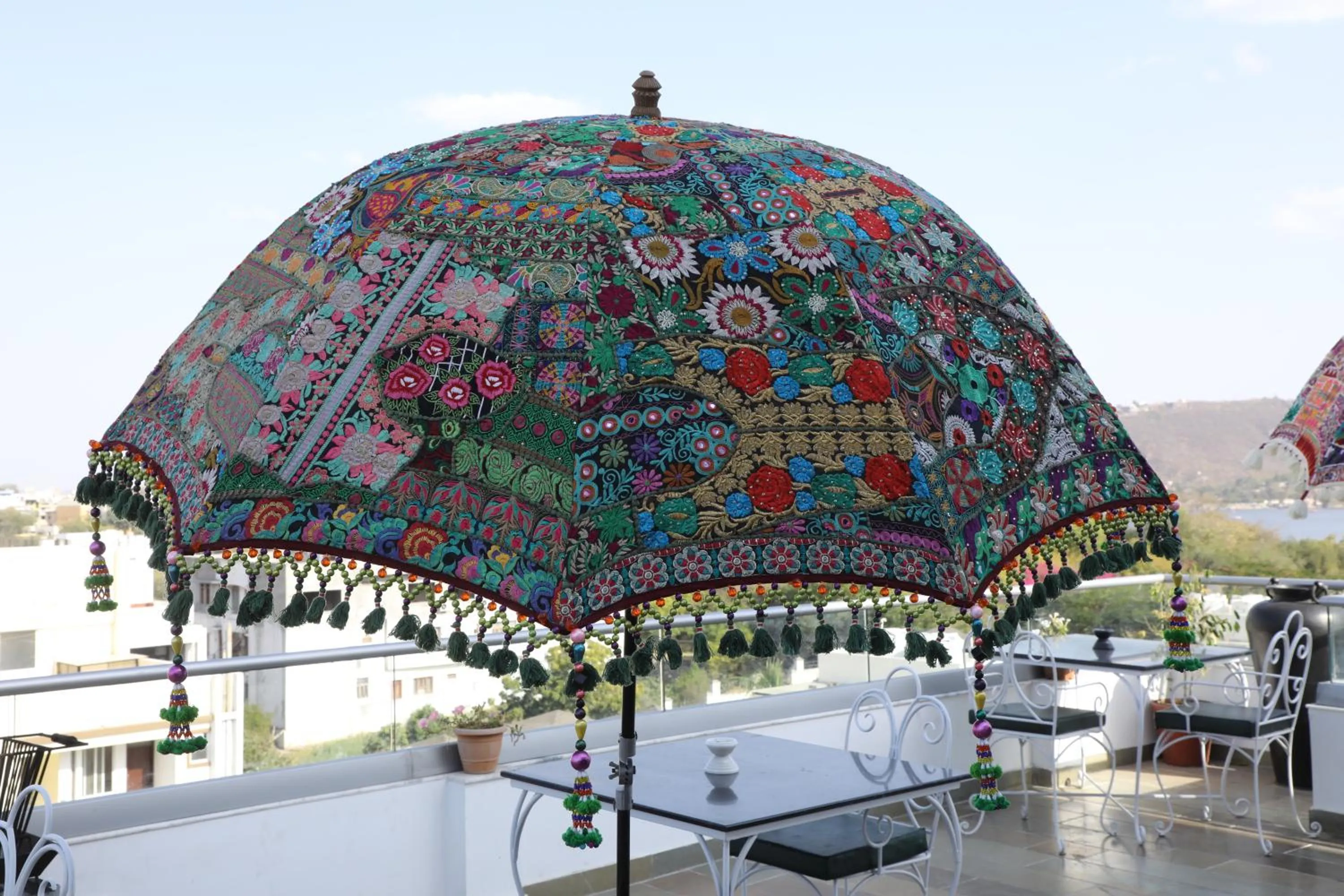 Decorative detail in The Ramvilas - A Rooftop Pichola Lake View Hotel