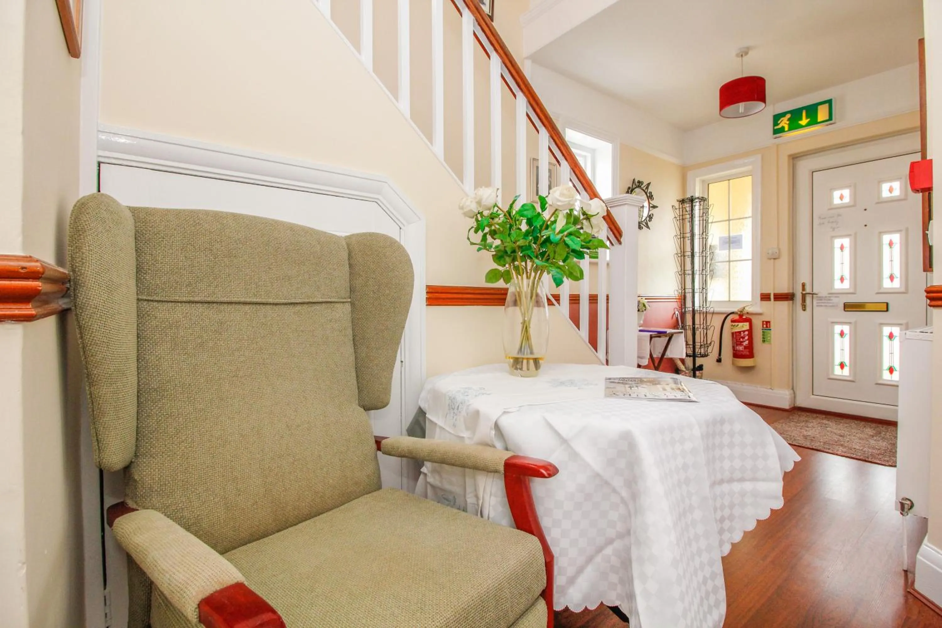 Lobby or reception, Bed in Harris Guest Accommodation