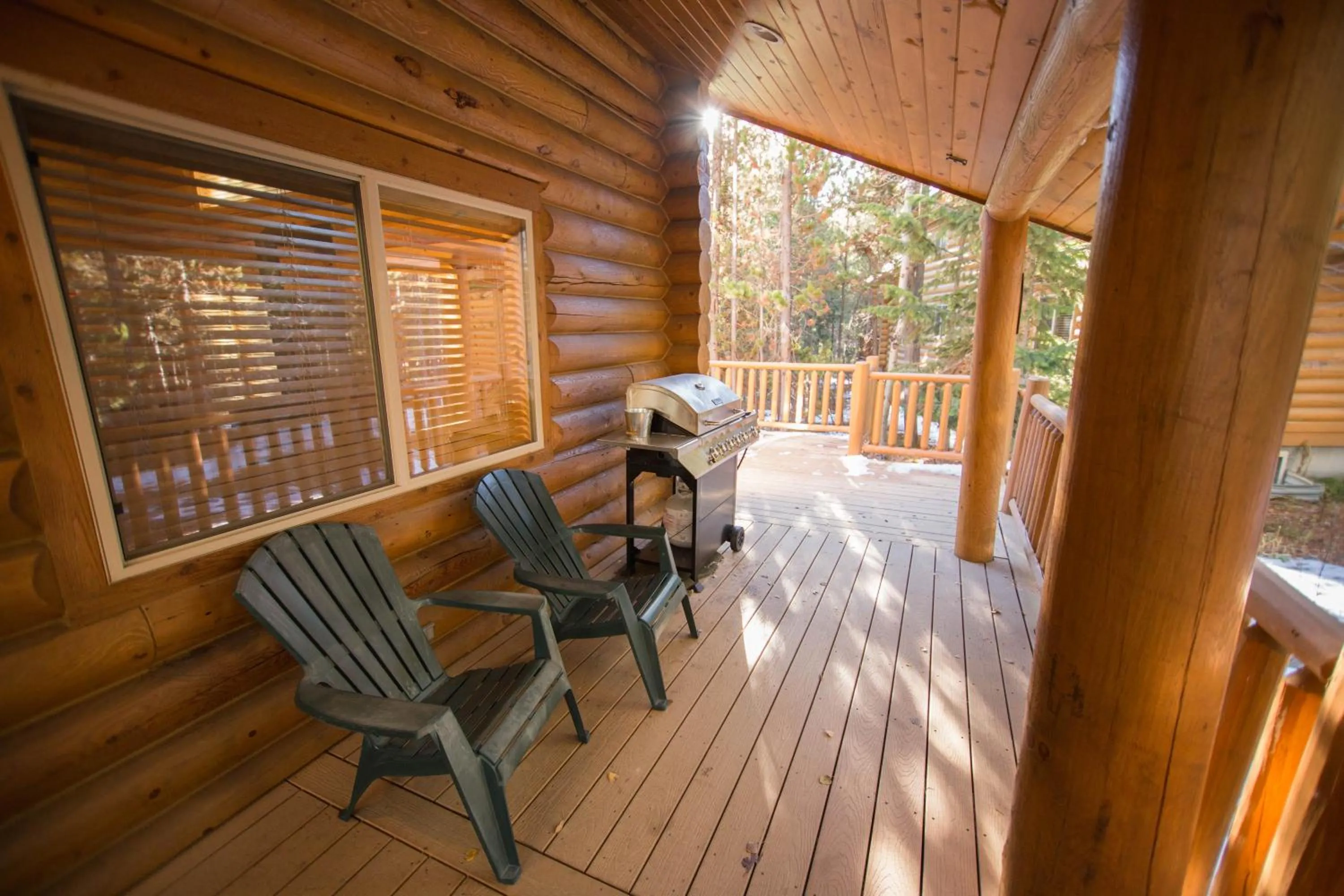 Patio in The Pines at Island Park