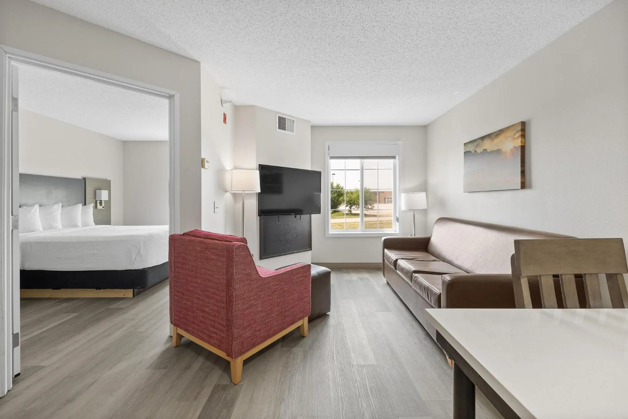 Bed in GrandStay Residential Suites Rapid City