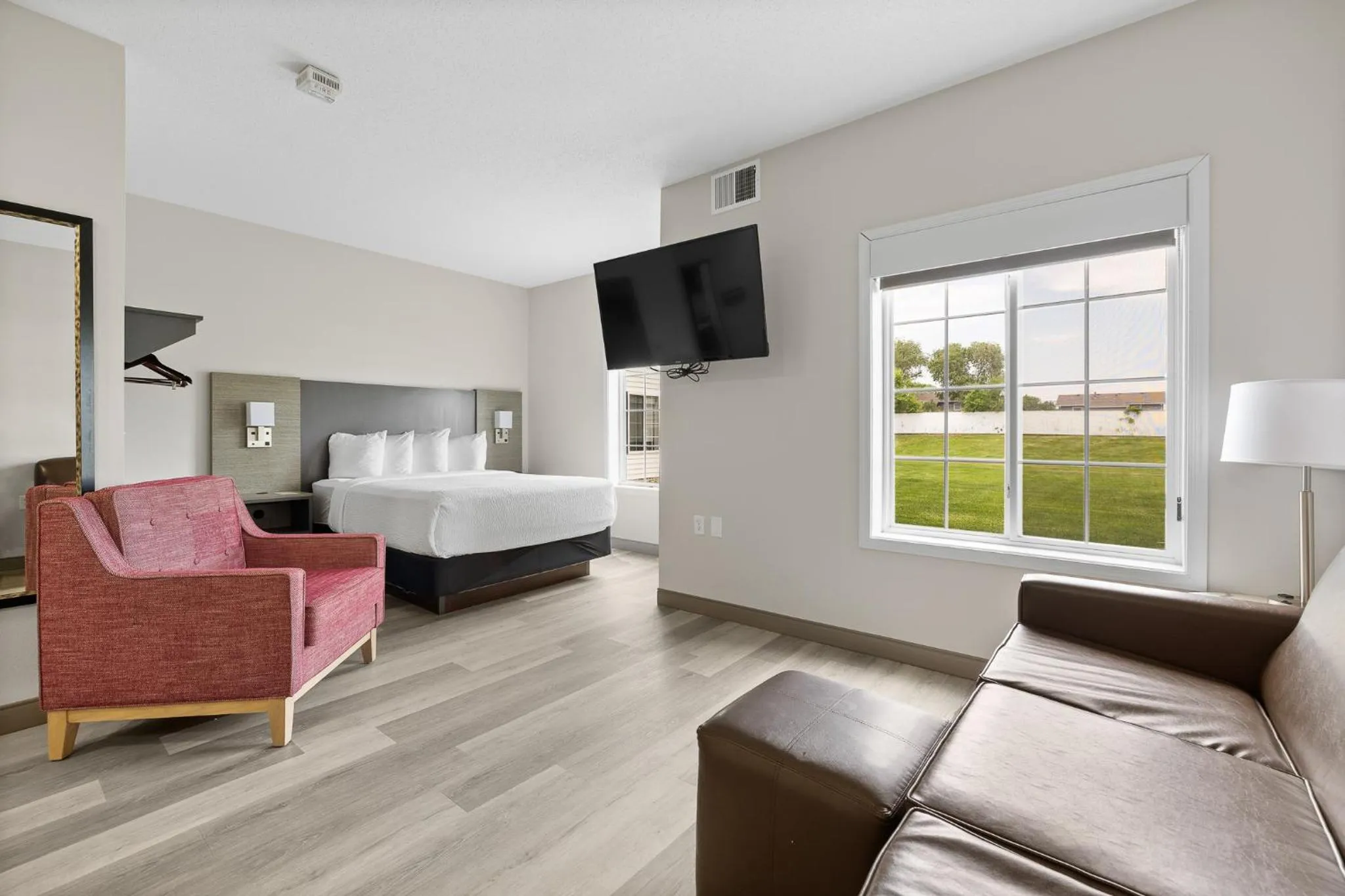 Bed in GrandStay Residential Suites Rapid City