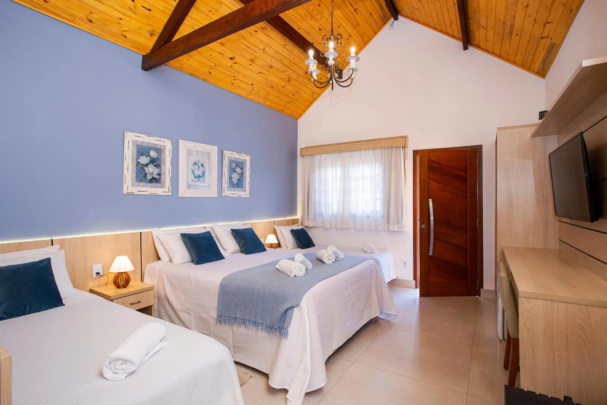 TV and multimedia, Bed in Pousada das Videiras