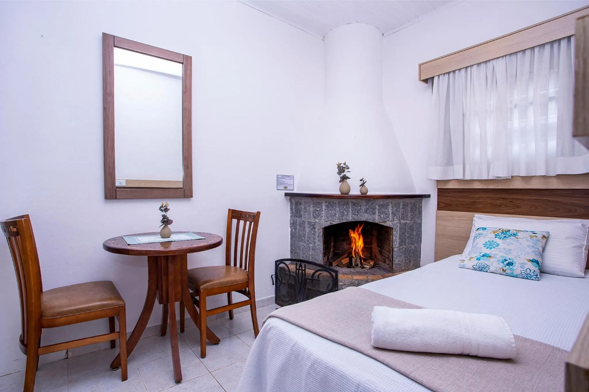 Bed in Pousada das Videiras