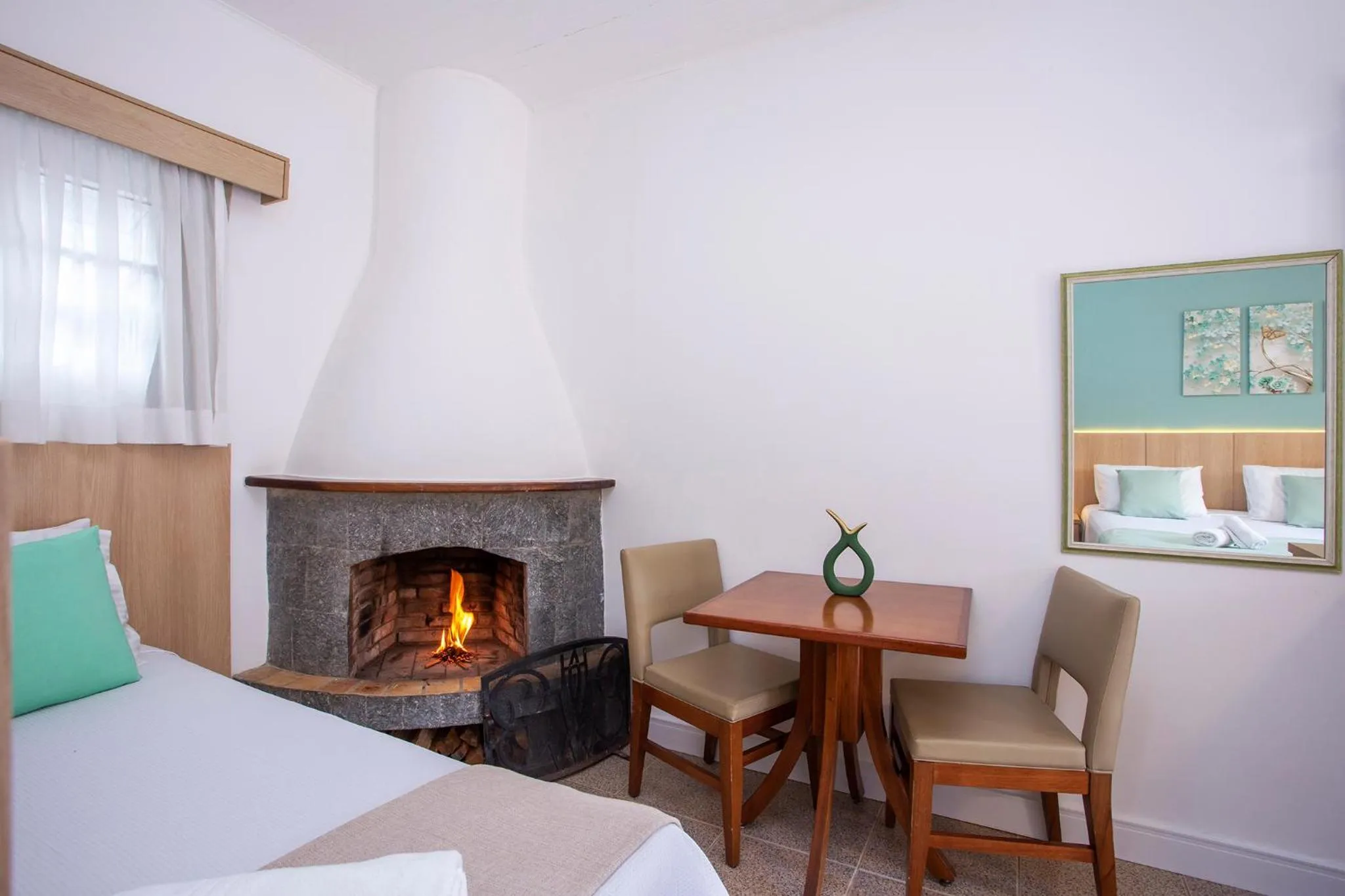 Bed in Pousada das Videiras