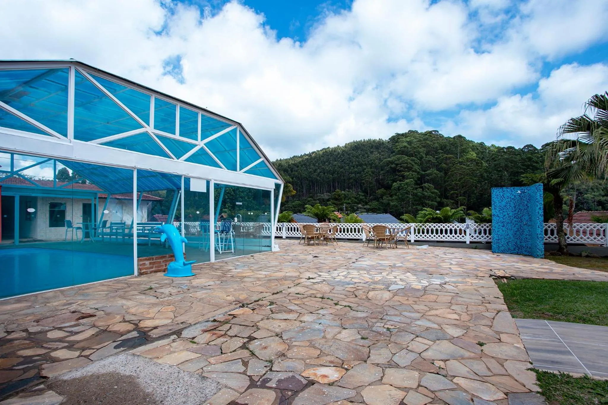 Swimming pool in Pousada das Videiras