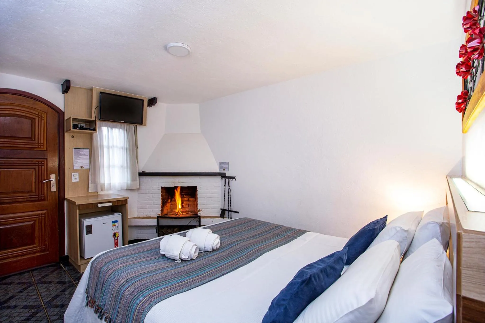 Bed in Pousada das Videiras