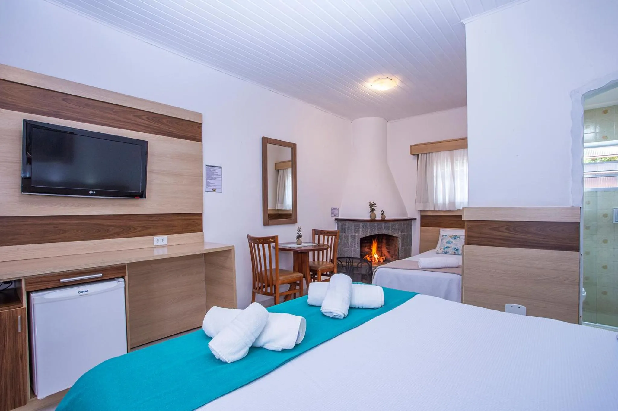 TV and multimedia, Bed in Pousada das Videiras