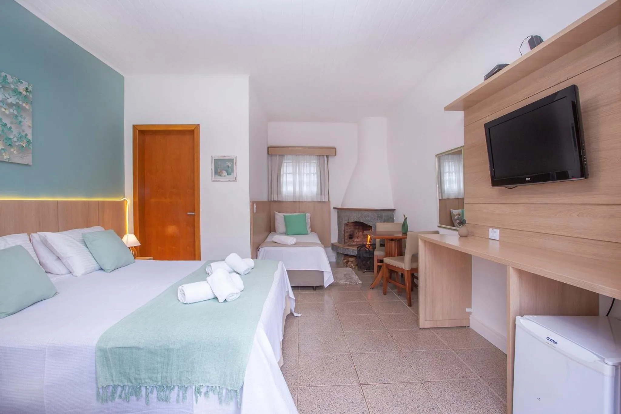 TV and multimedia, Bed in Pousada das Videiras