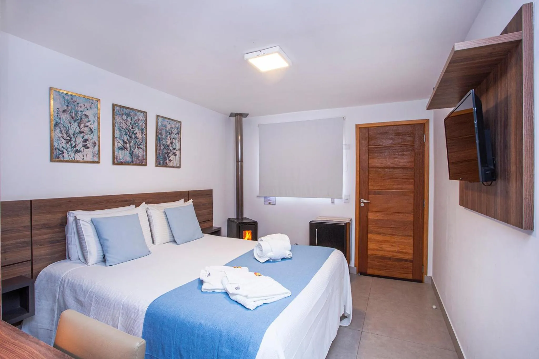 Bed in Pousada das Videiras