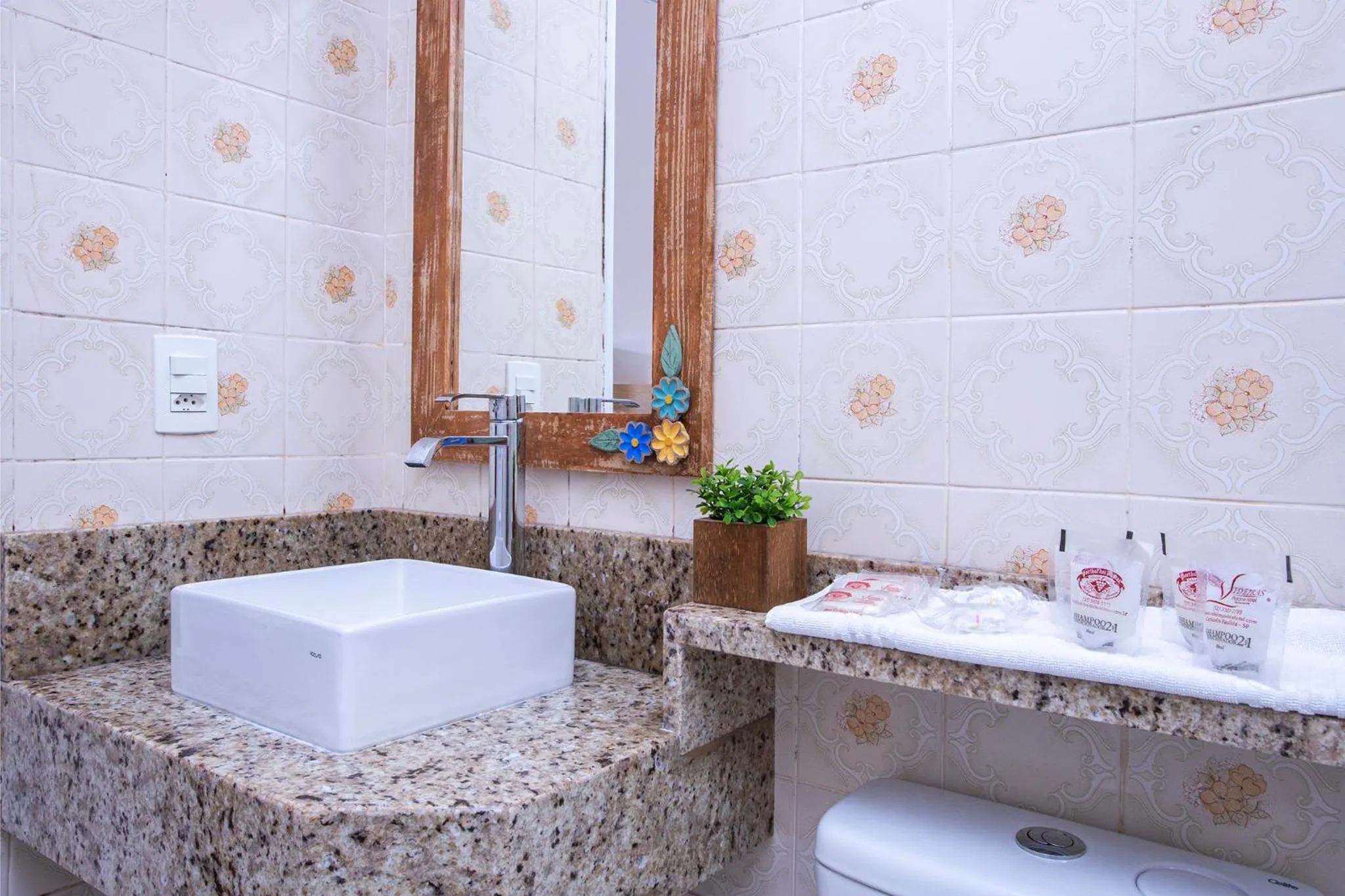 Bathroom in Pousada das Videiras