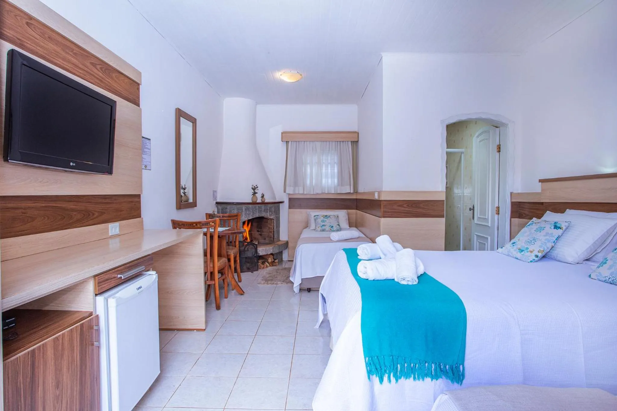 TV and multimedia, Bed in Pousada das Videiras