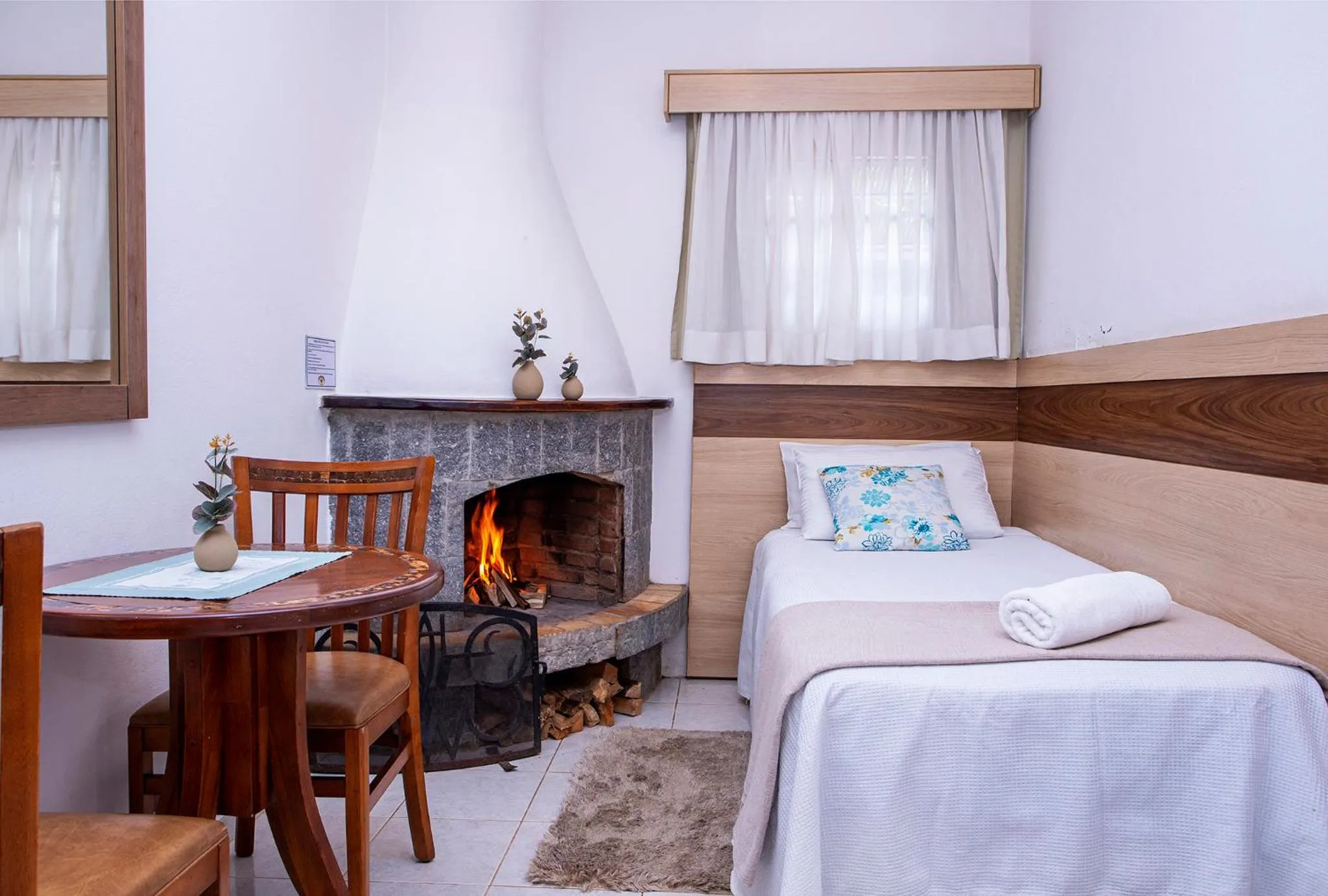 Bed in Pousada das Videiras