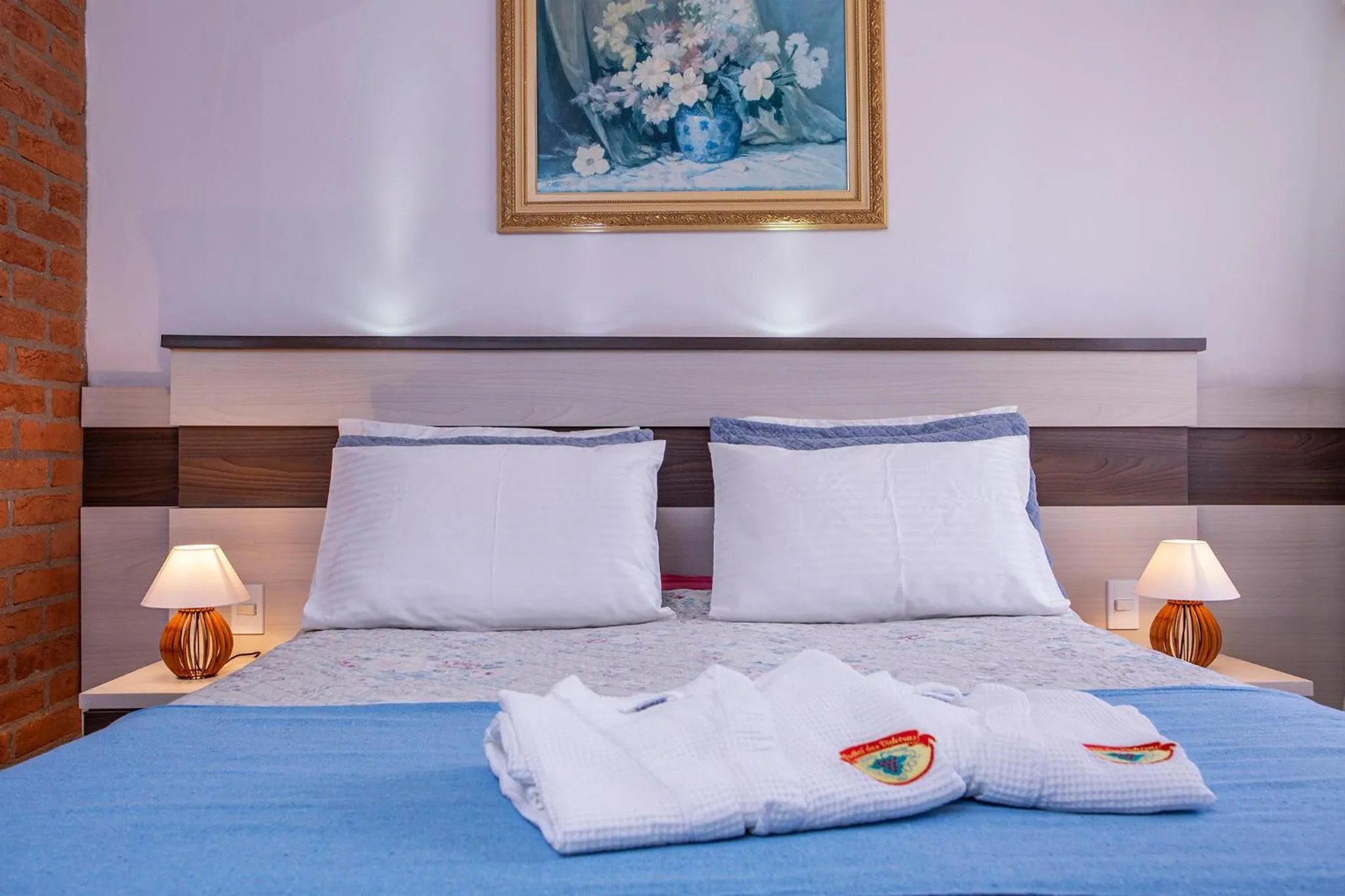 Bed in Pousada das Videiras