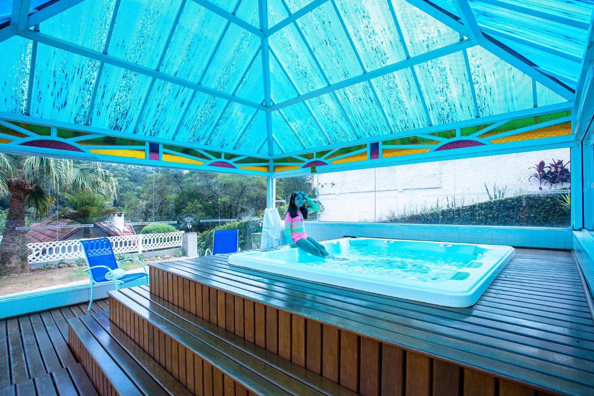 Hot Tub in Pousada das Videiras