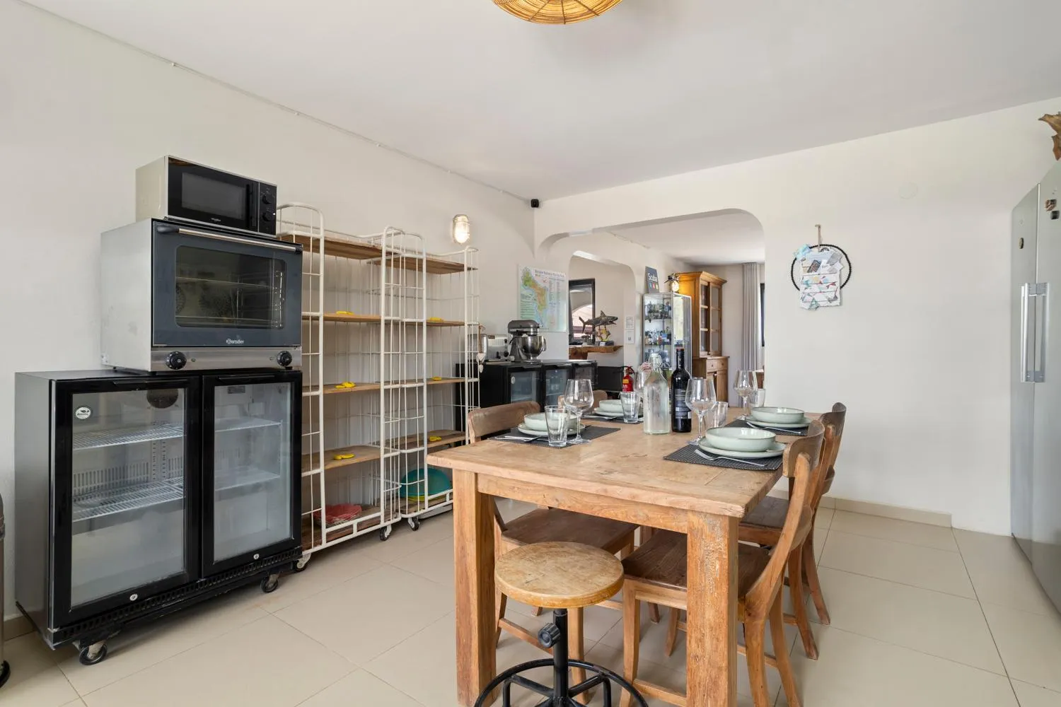 Communal kitchen in Oasis guesthouse, Boutique Style Hotel