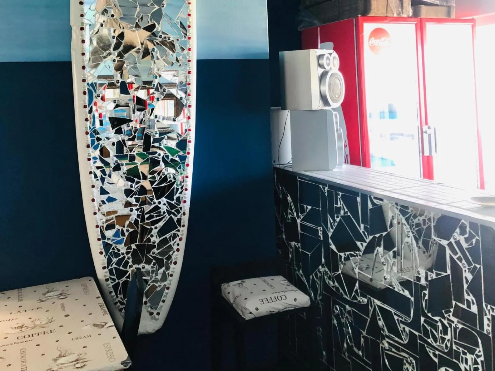 Dining area in Cape Capsules