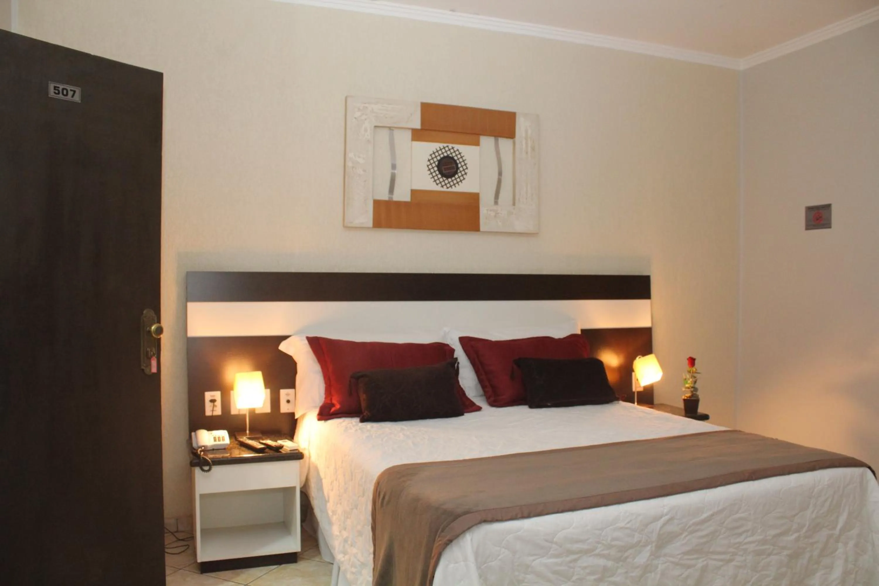 Bed in Itamaraty Hotel