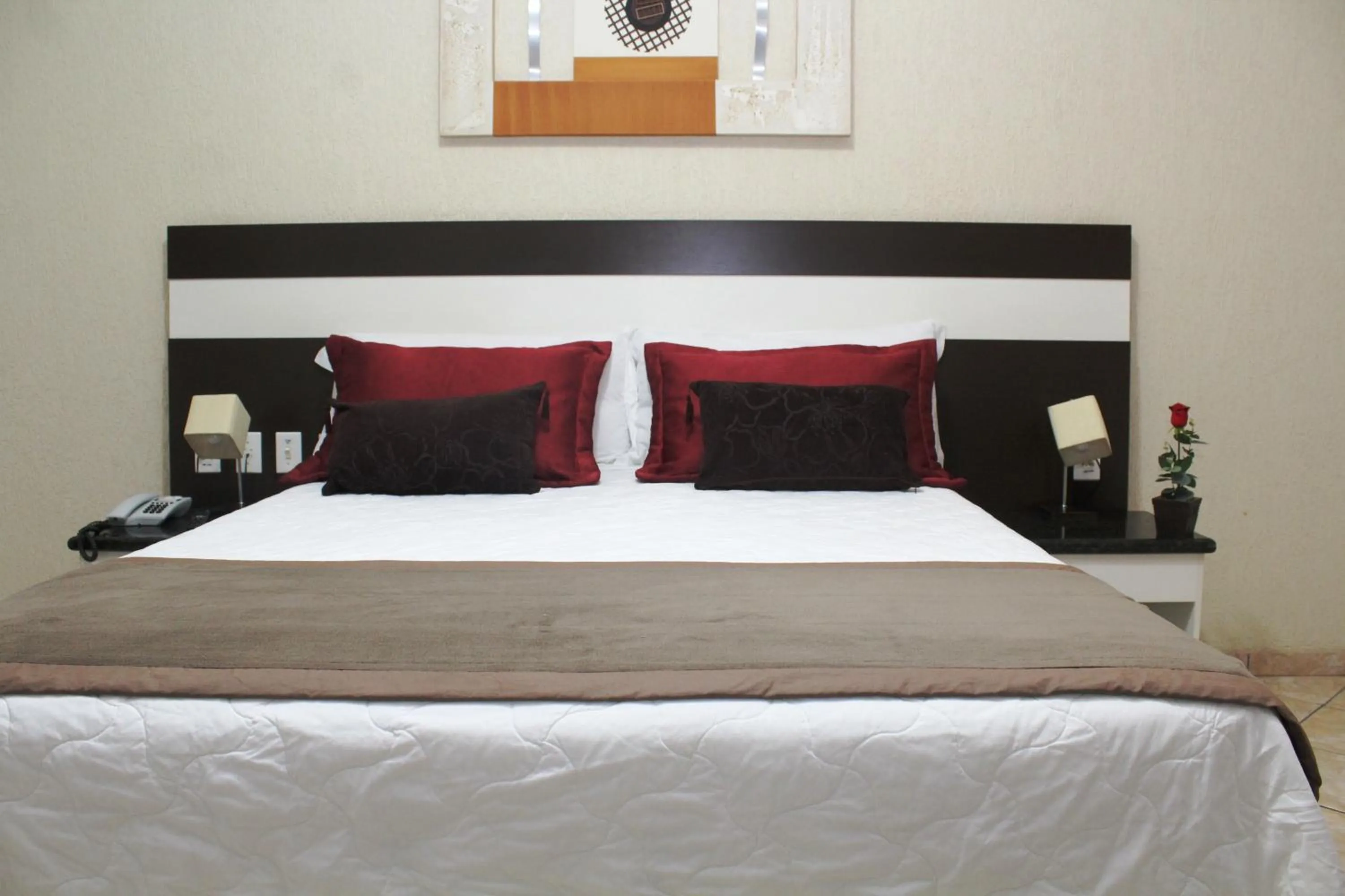 Bed in Itamaraty Hotel