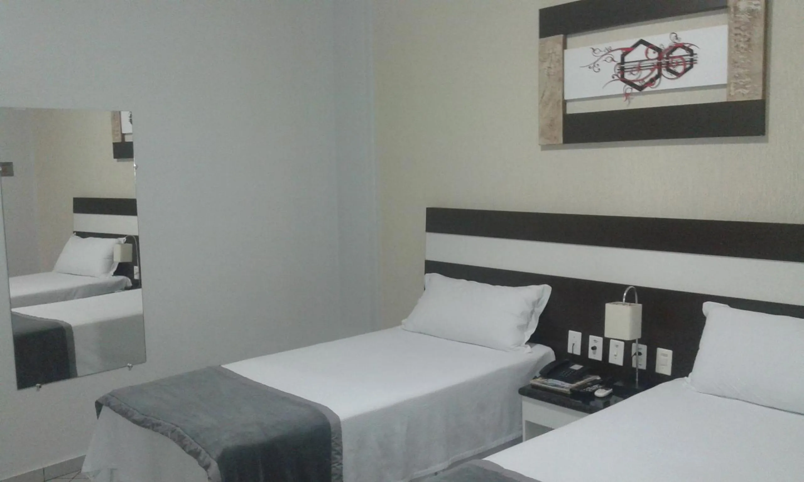 Bed in Itamaraty Hotel