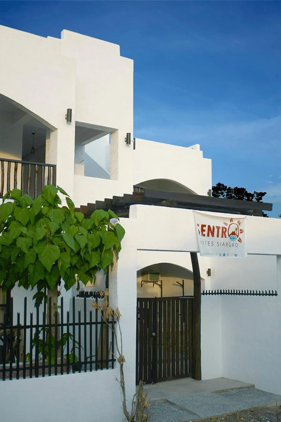 Facade/entrance in Sentro Suites Siargao