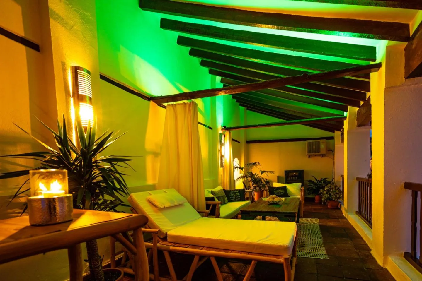 Seating area in Limonero bnb