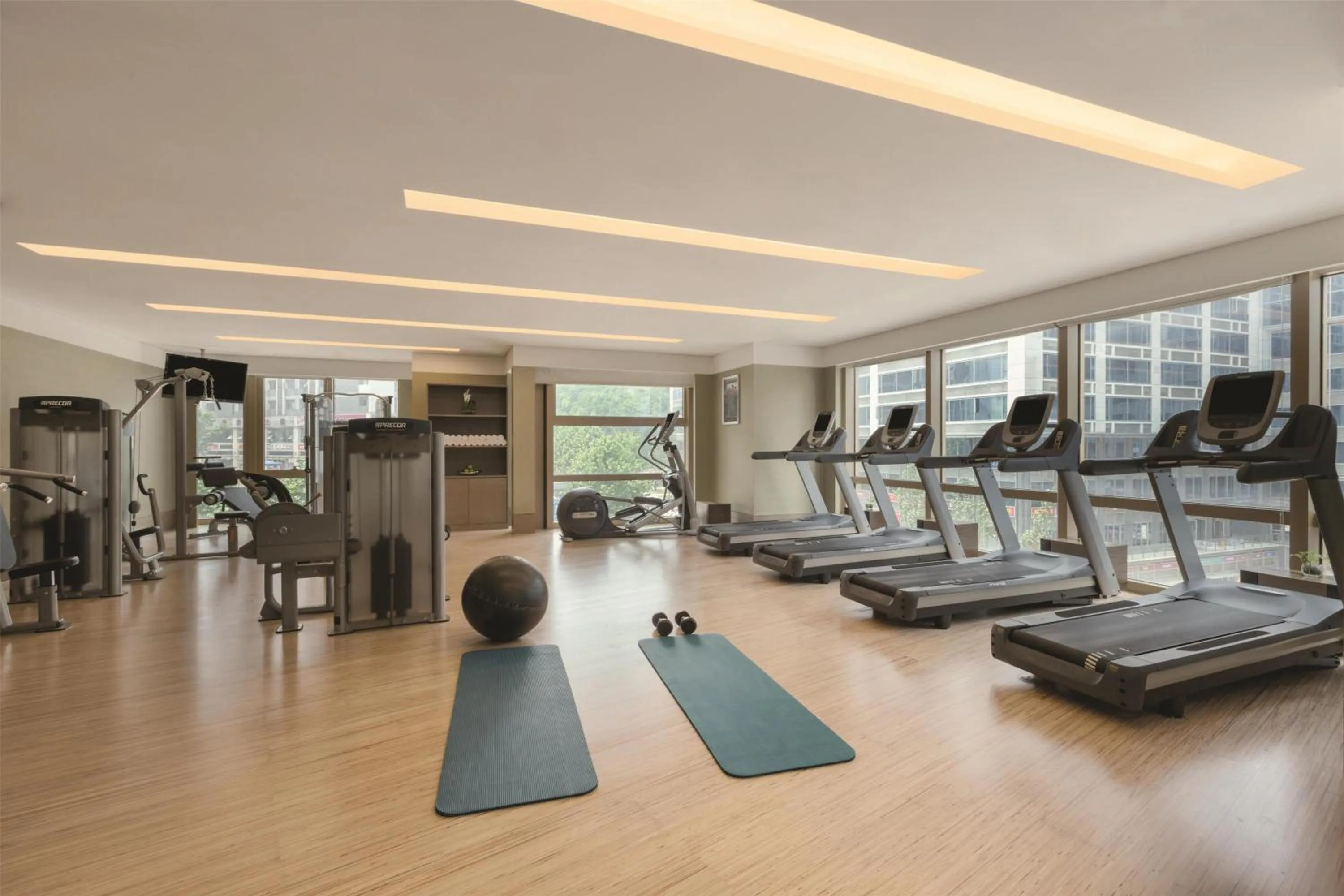 Fitness centre/facilities in Kempinski Hotel Chongqing