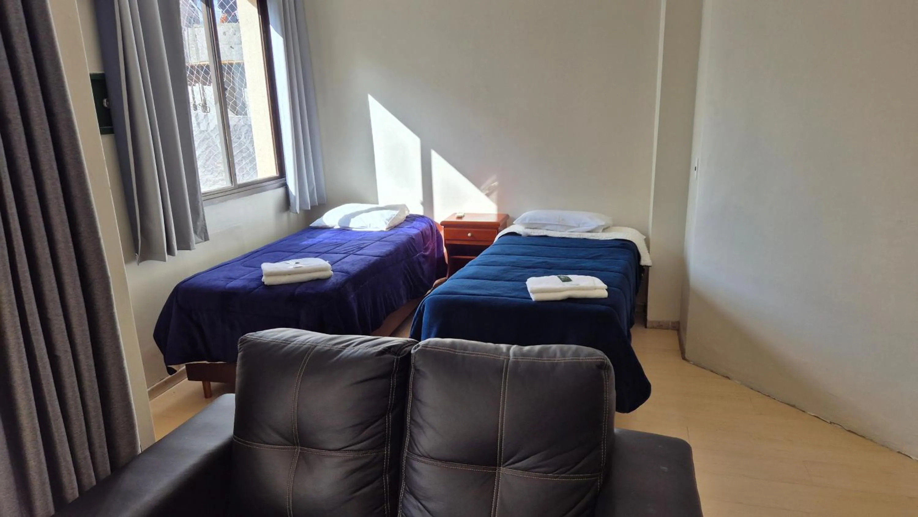 Bed in Manhattan Apart Hotel