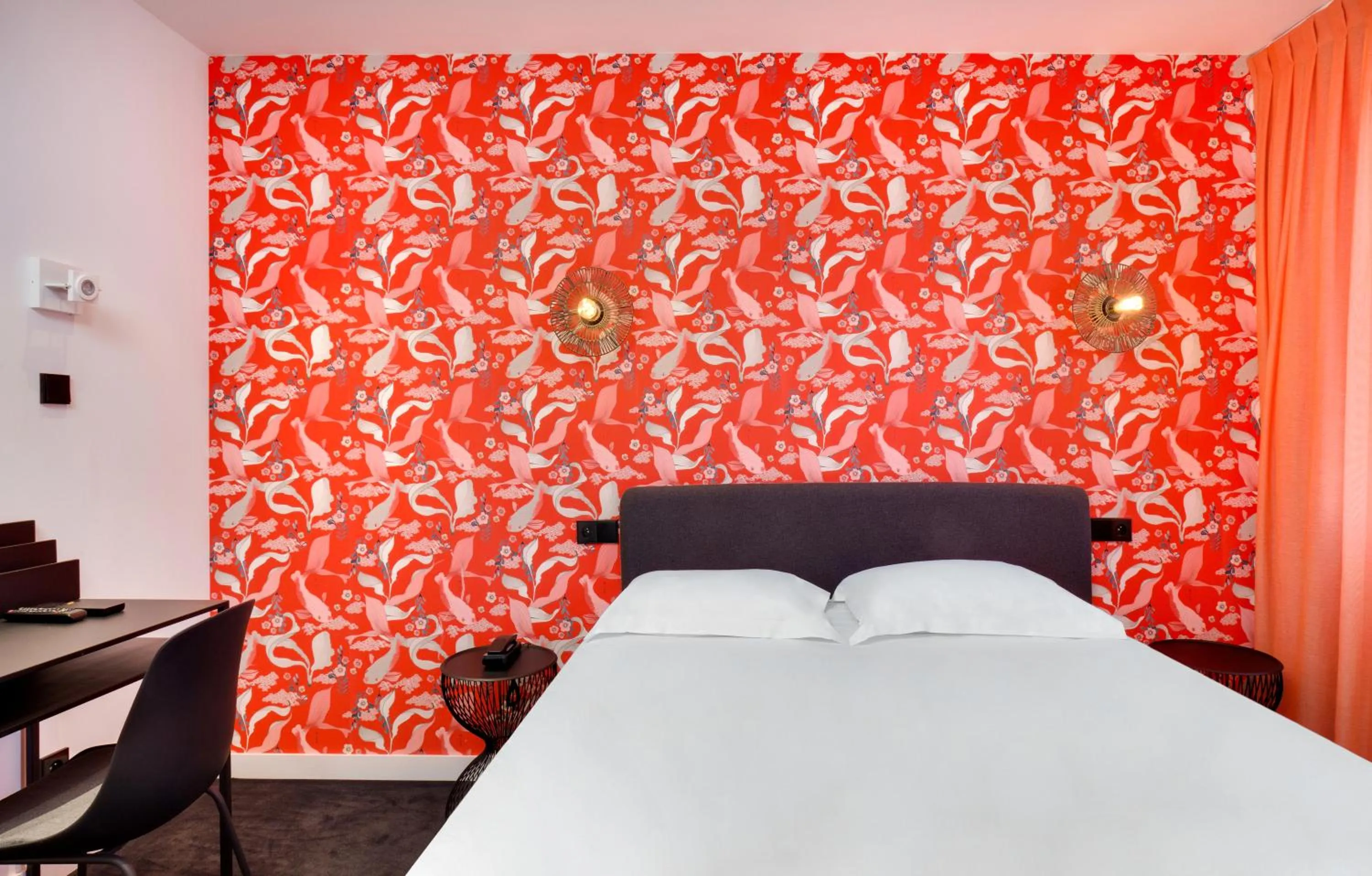 Bed in Hôtel De L'octroi