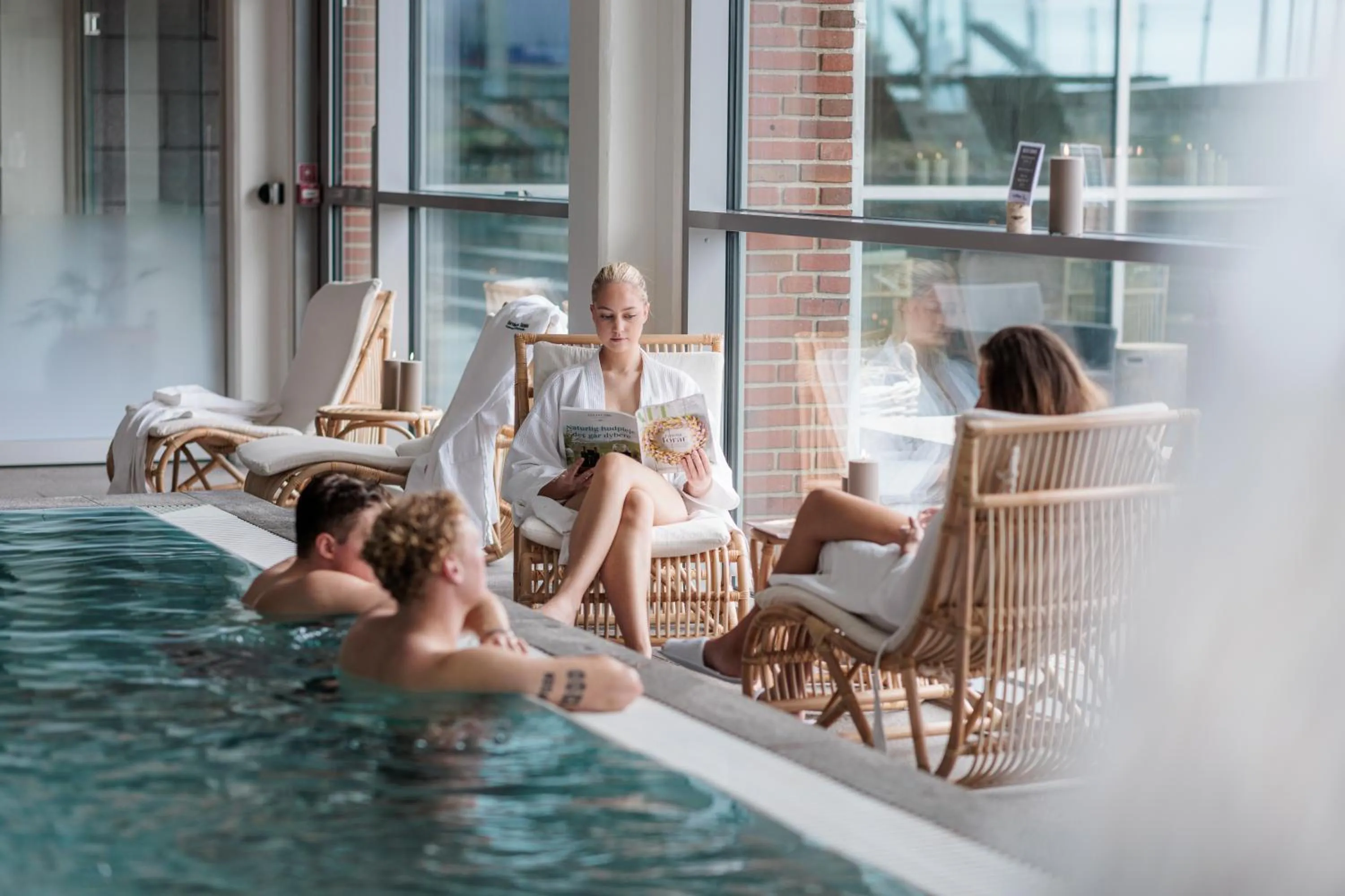 People in Griffen Spa Hotel