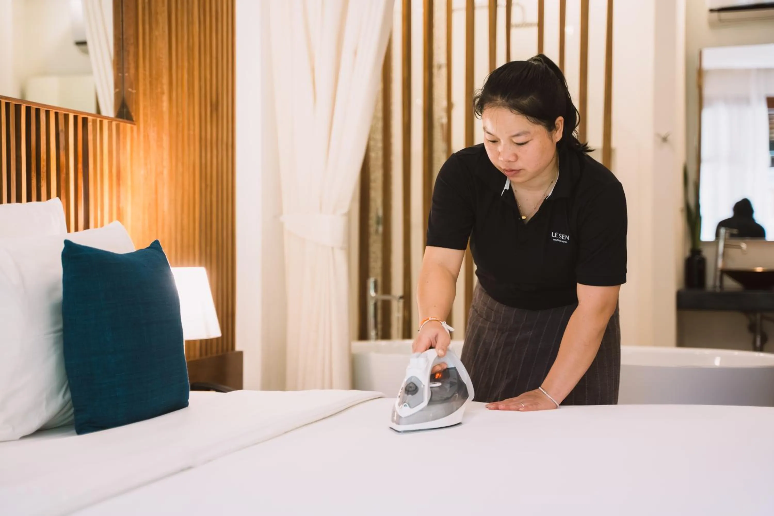 Bed in Le Sen Boutique Hotel