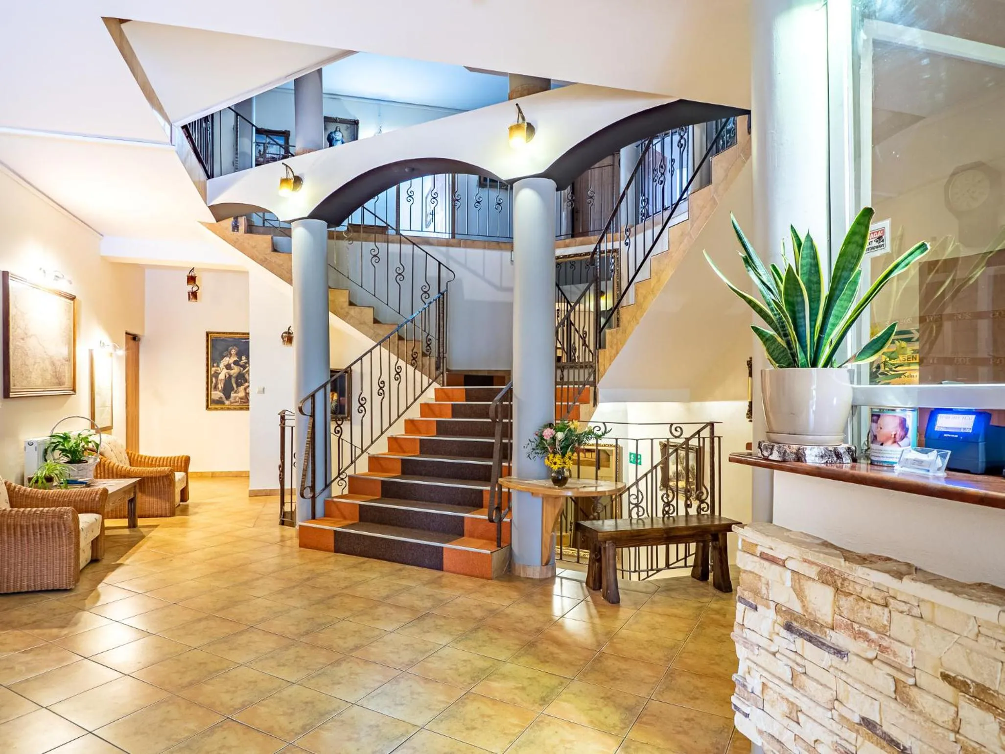 Lobby or reception in Hotel Jan