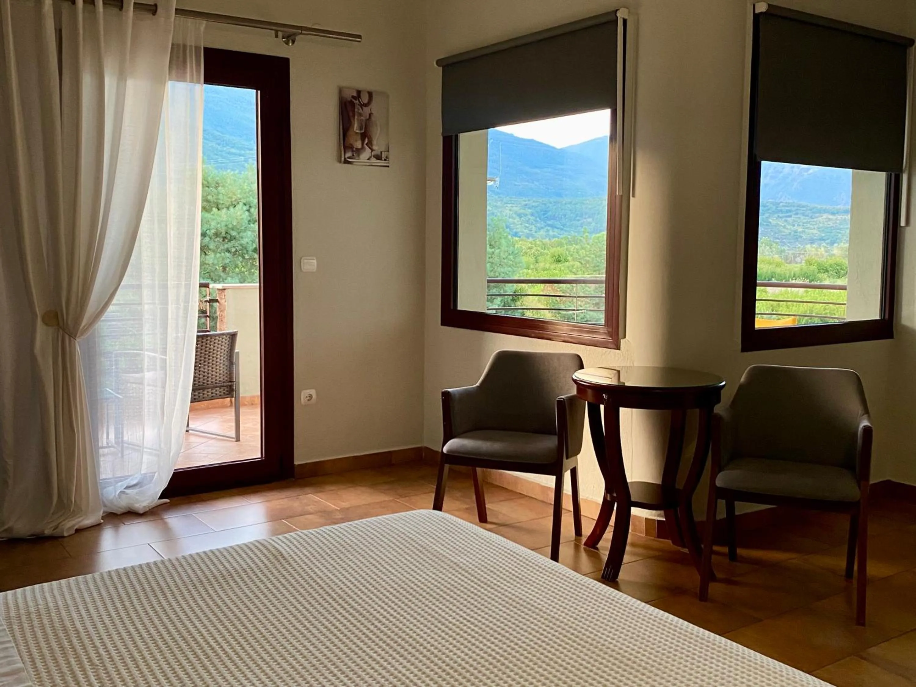 Bed in Gea Kaimaktsalan Hotel & Spa