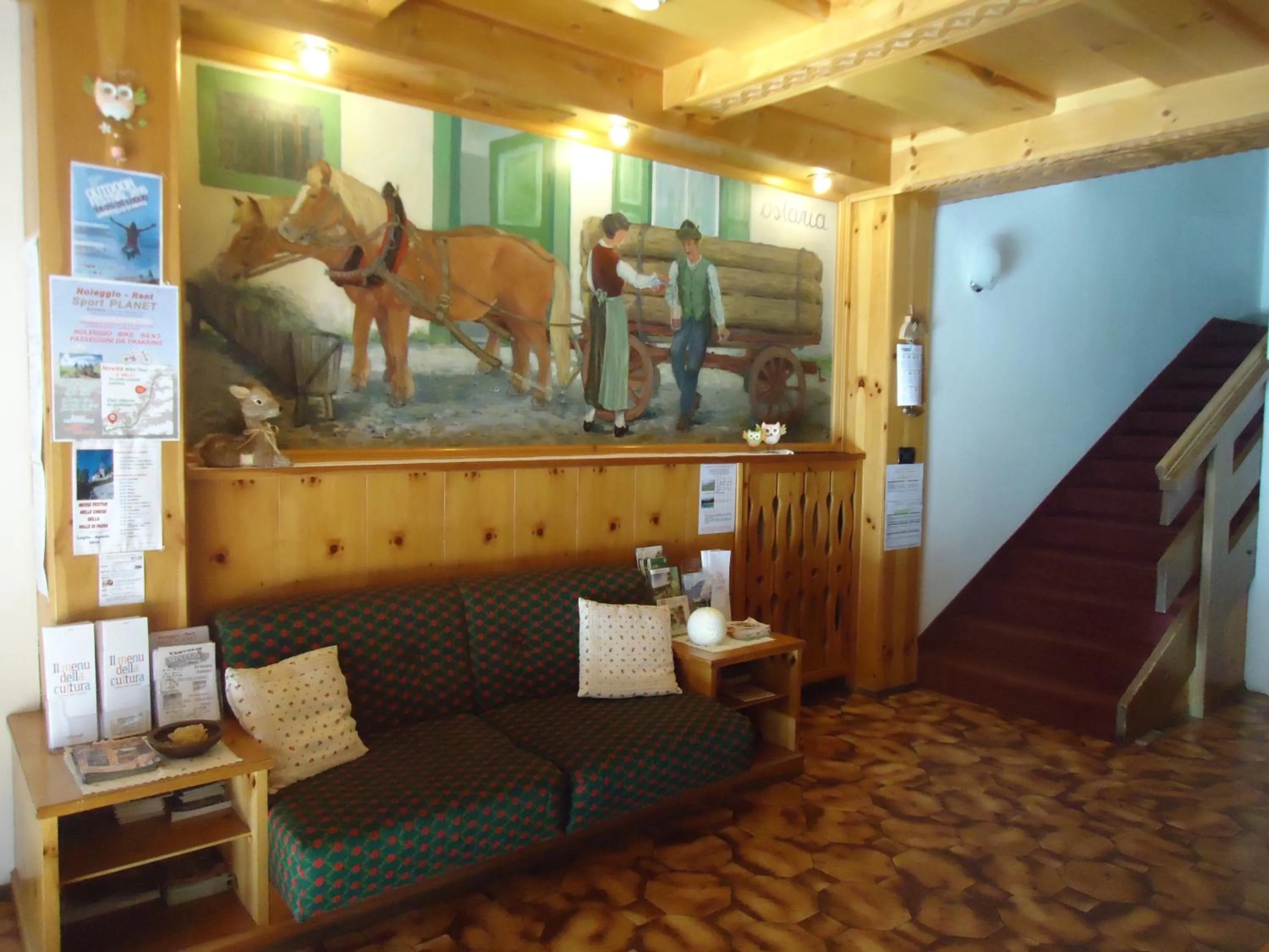 Lobby or reception in Hotel De Fronz