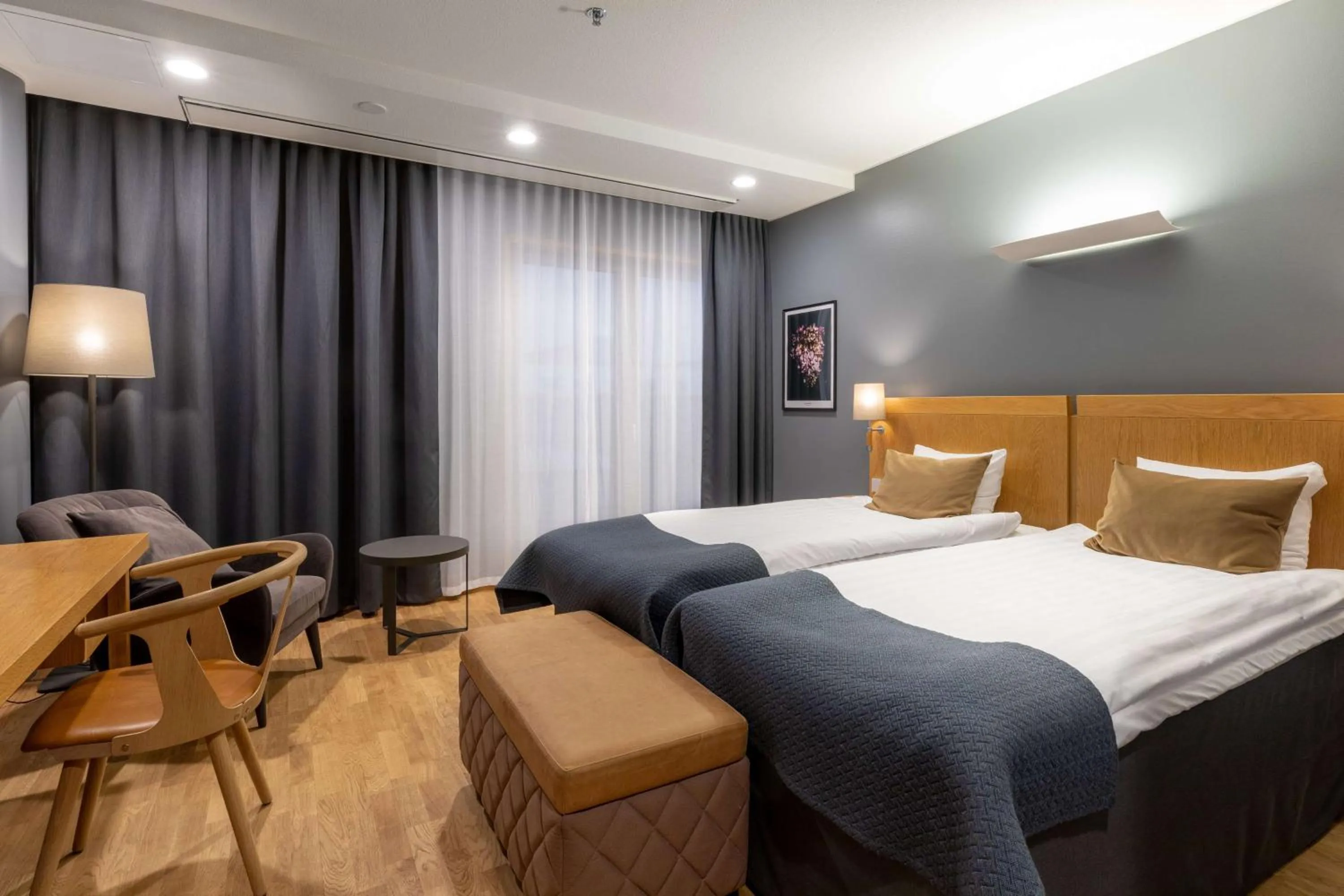 Bedroom, Bed in Scandic Tampere City