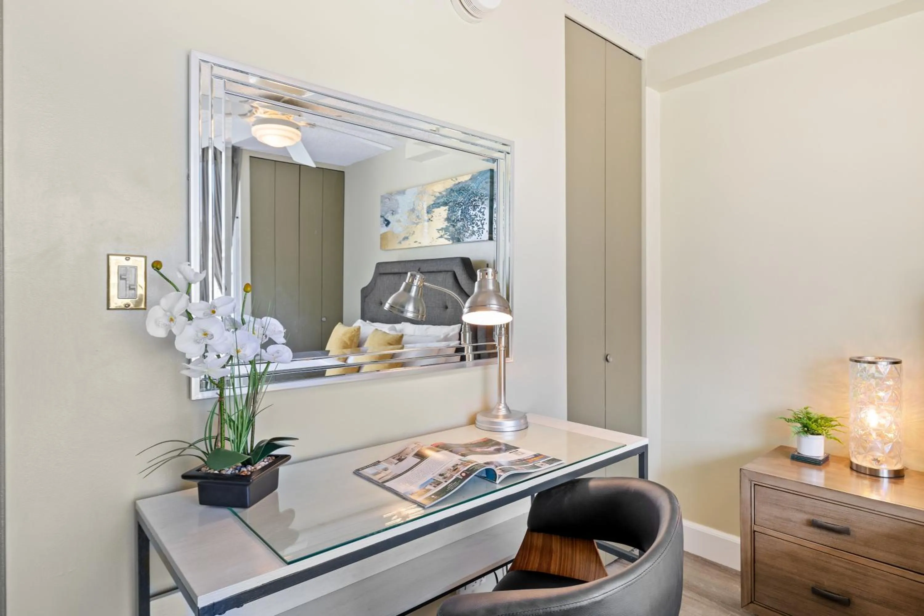 Bedroom in Pacific Monarch - 1 BR - Ocean and City Views!