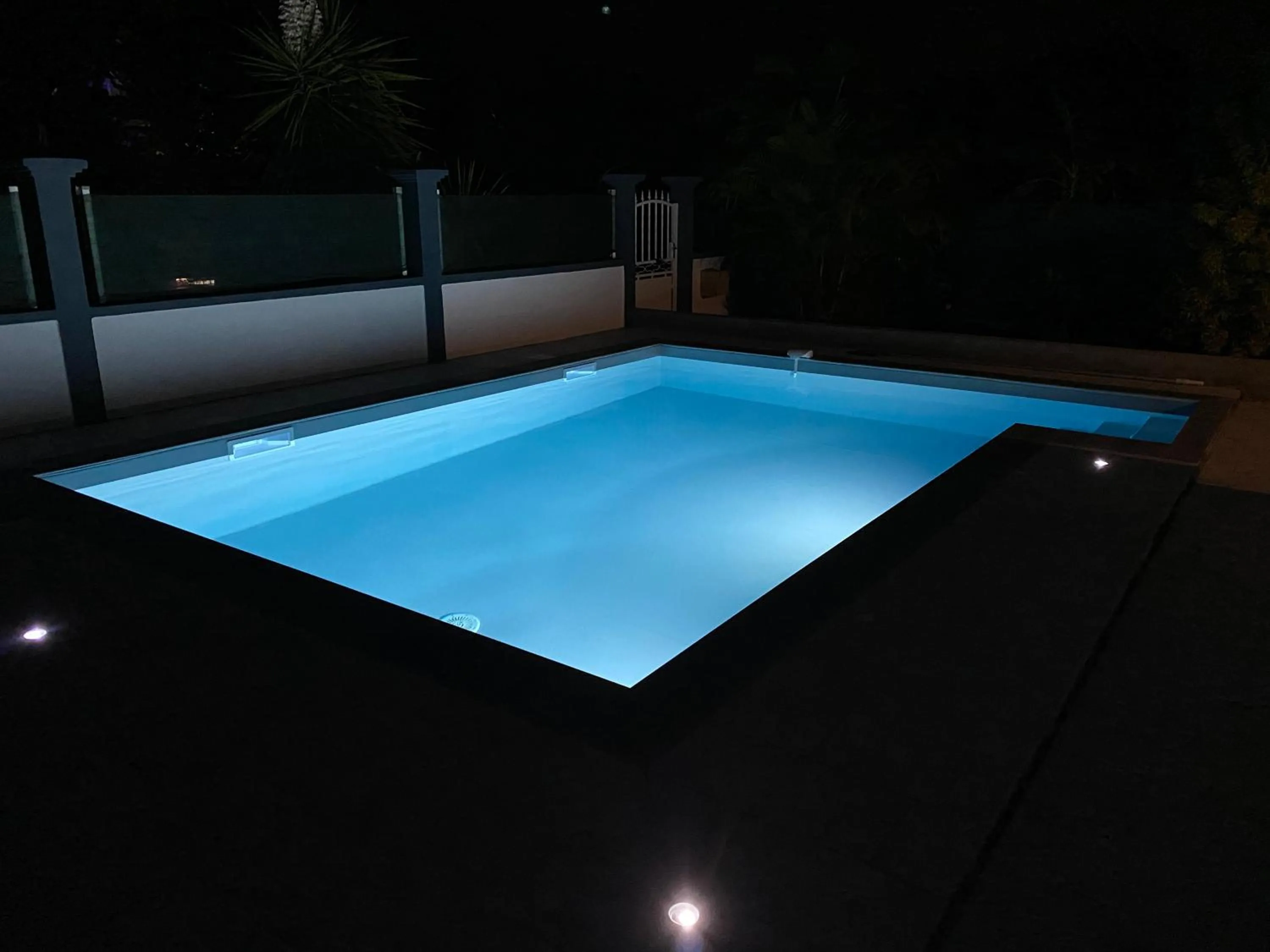 Pool view in Villa les Lataniers St-Francois