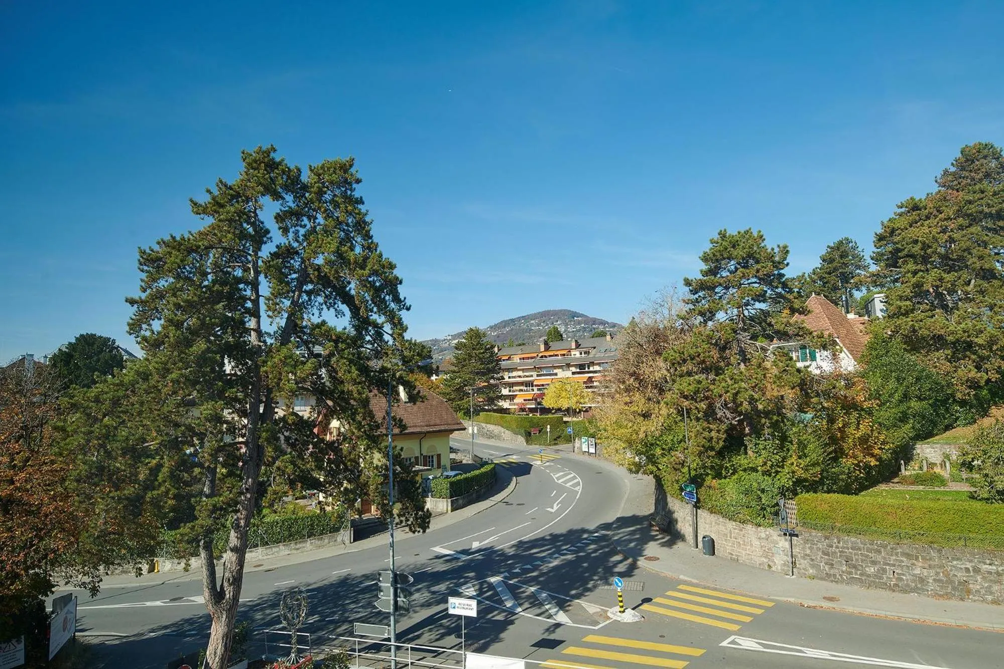 Mountain view in Le Leman Hotel