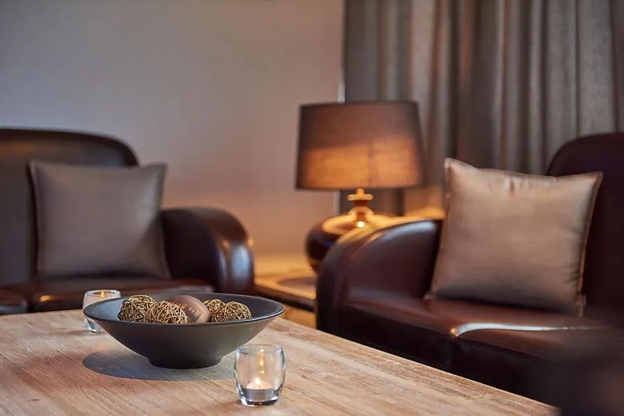 Seating area in Le Leman Hotel