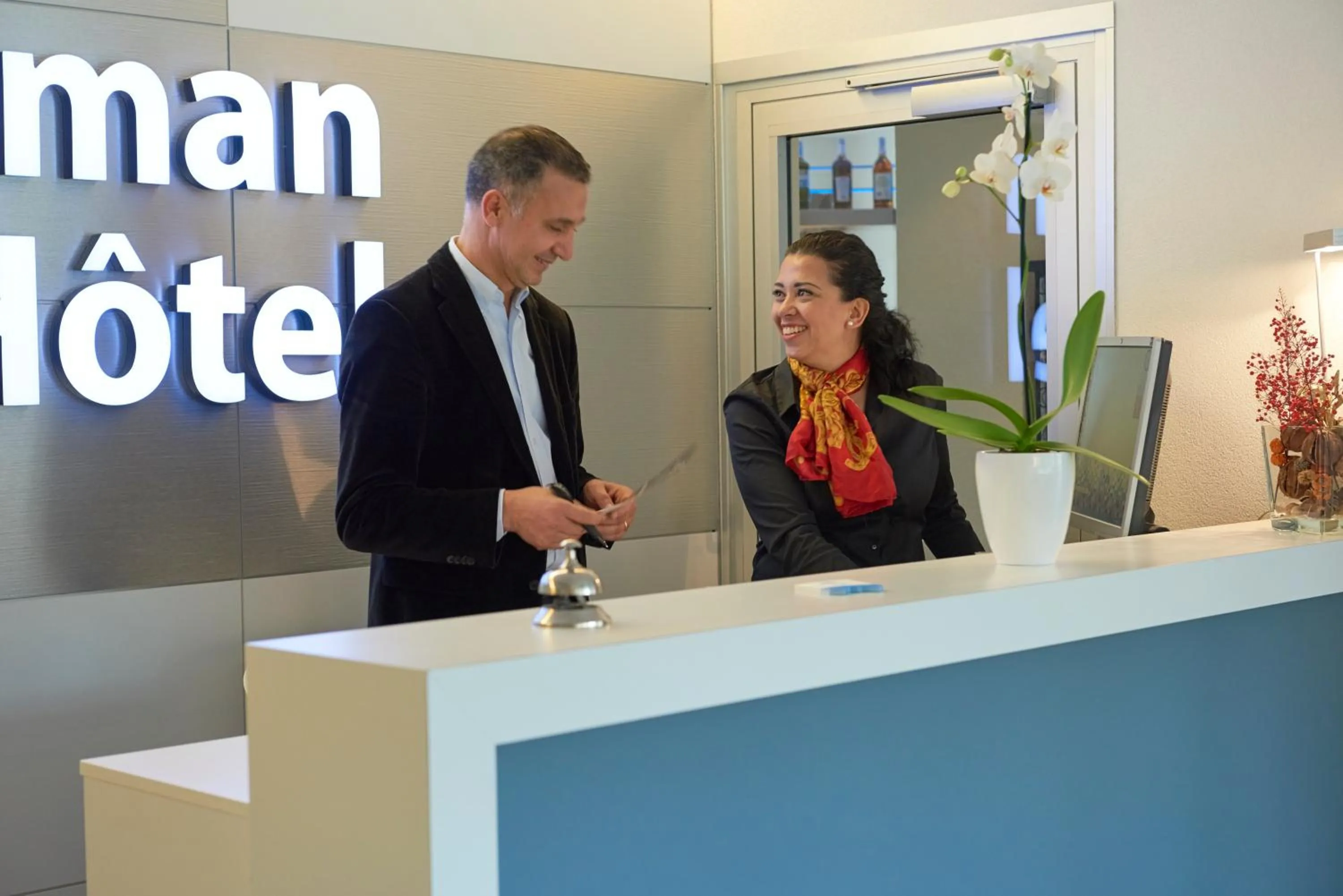 Staff in Le Leman Hotel