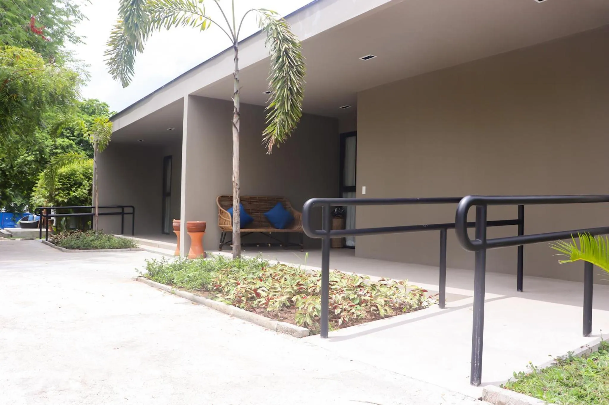 Garden view in Cala Laiya