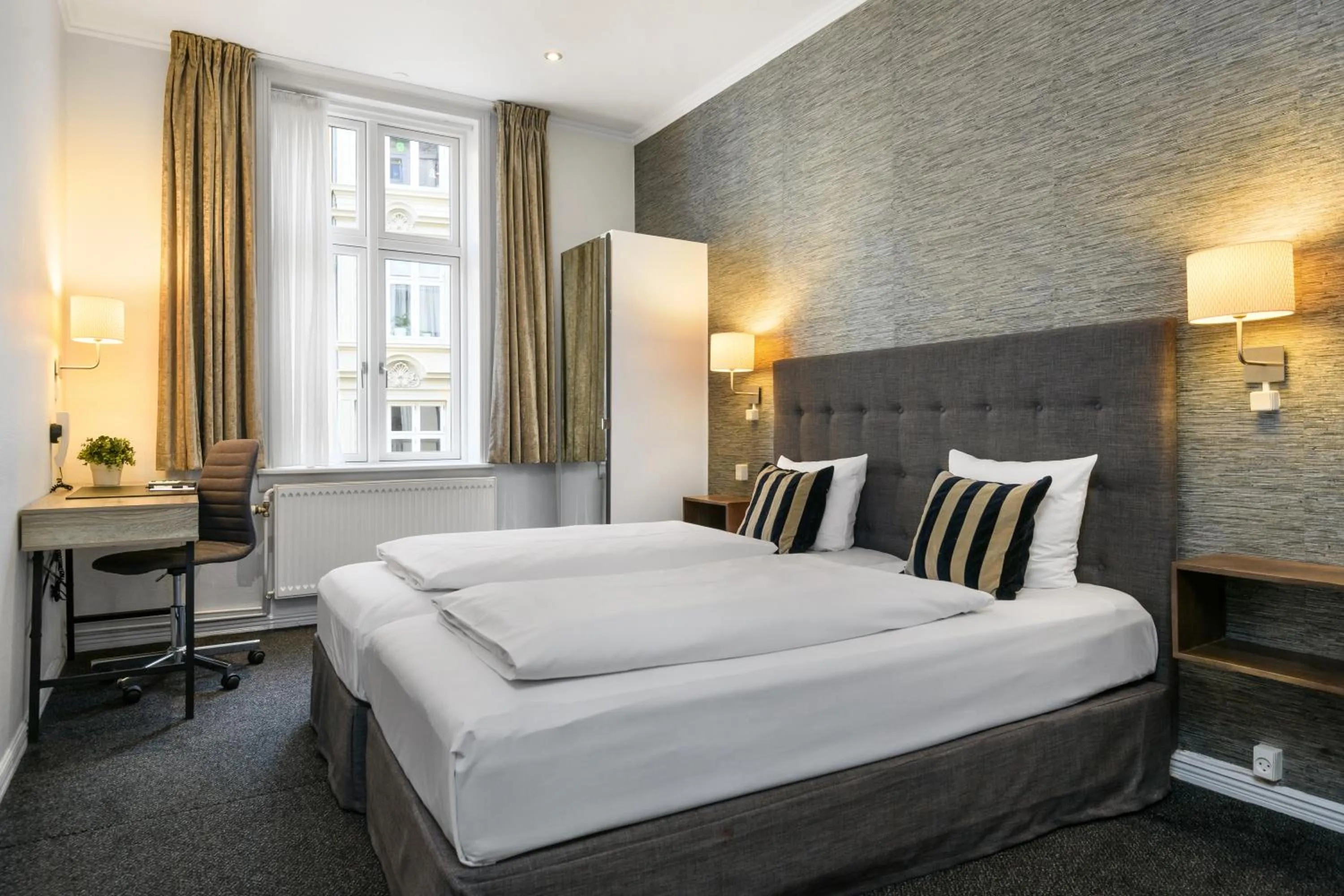 Bed in Hotel Tiffany