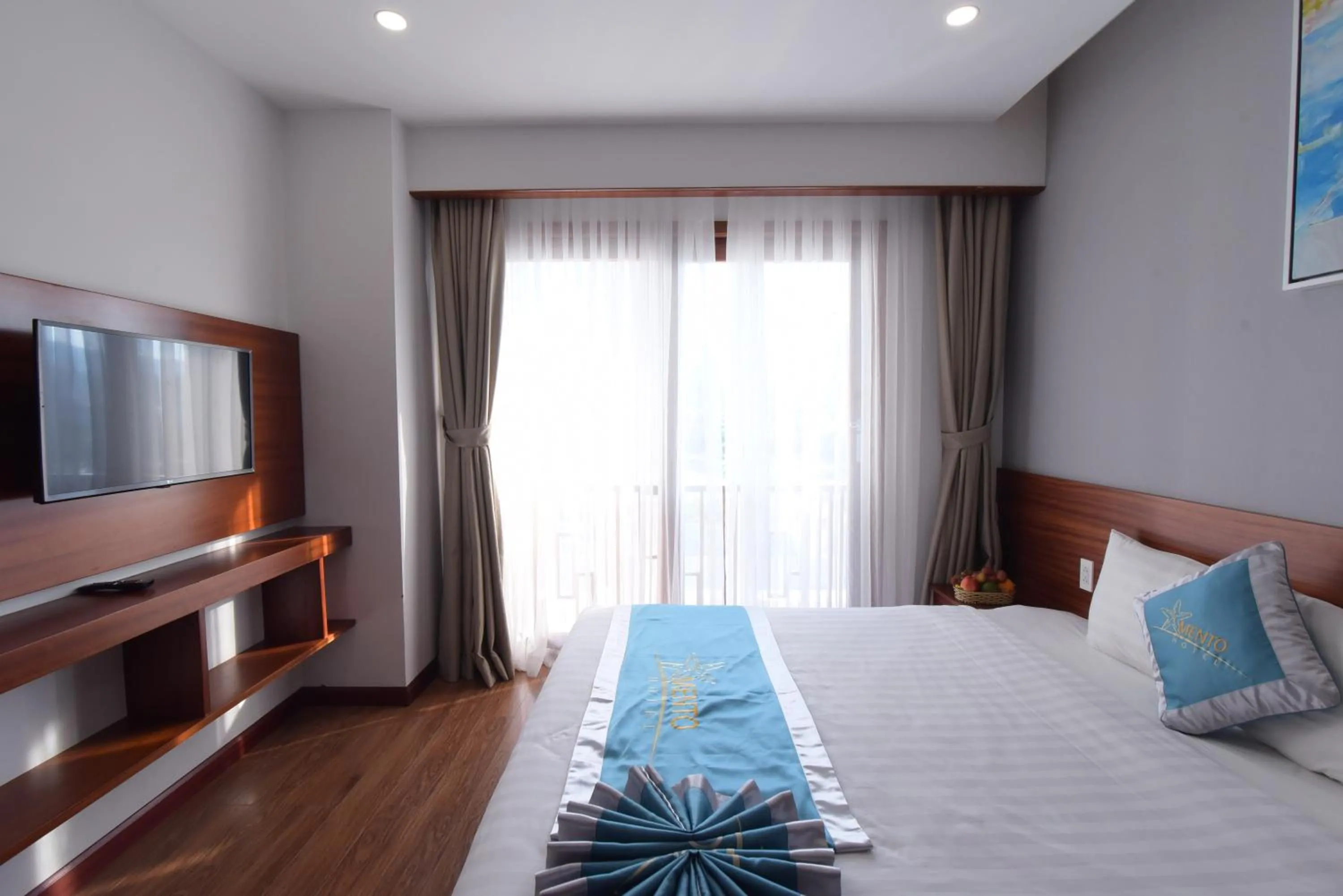 Bed in MENTO HOTEL QUY NHƠN