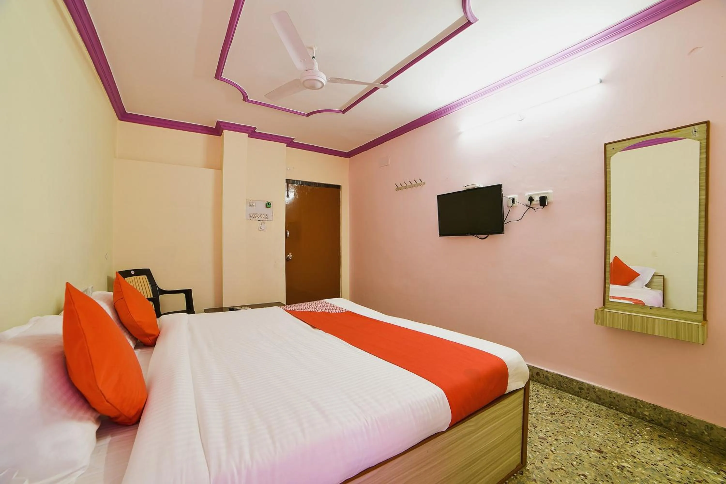 Bedroom, Bed in Hotel O Radika Residency